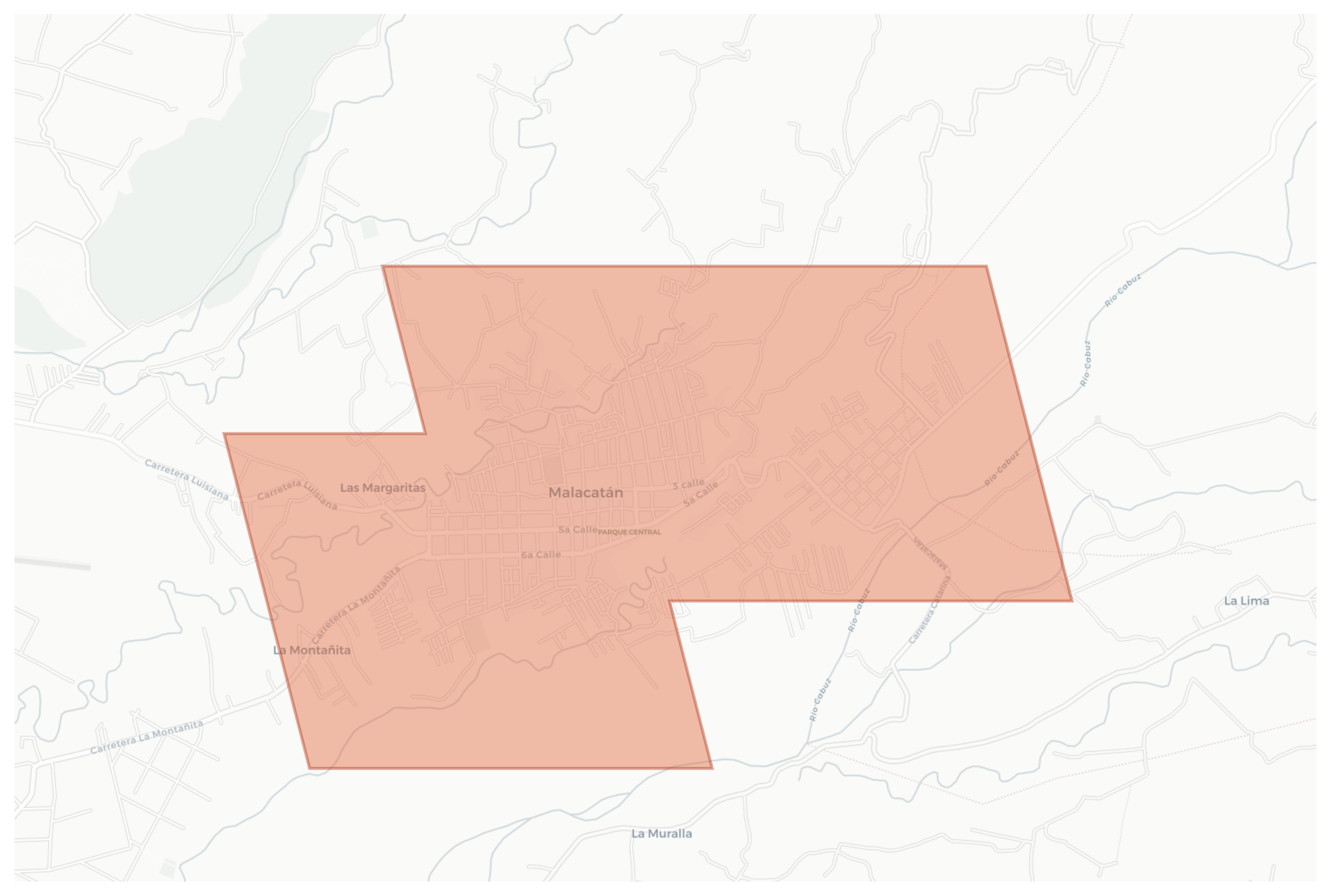 Malacatán geographic map