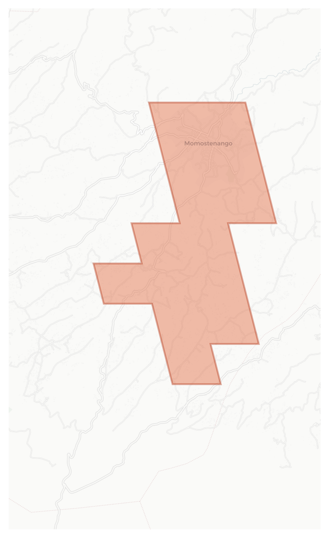 Momostenango geographic map