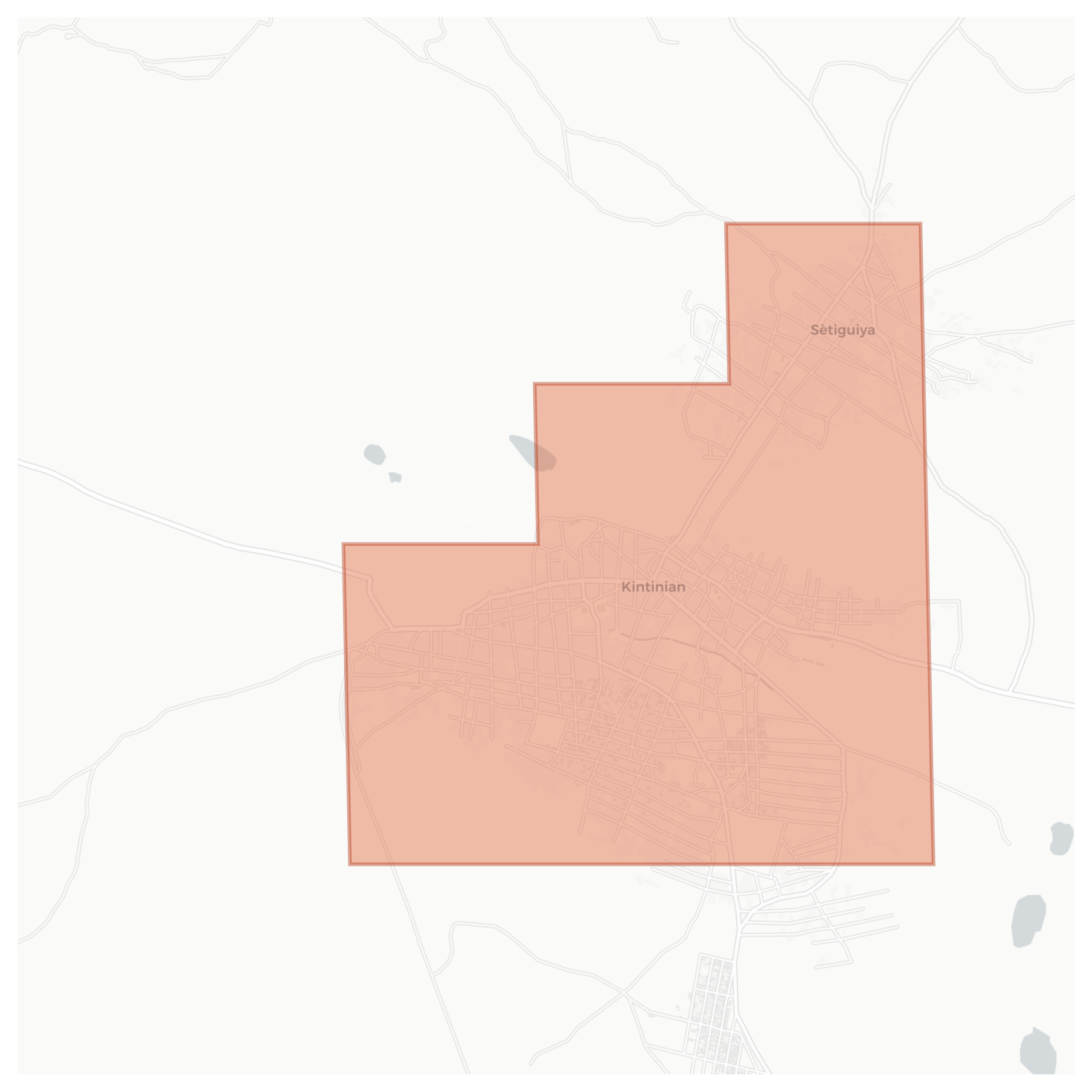 Sètiguiya geographic map