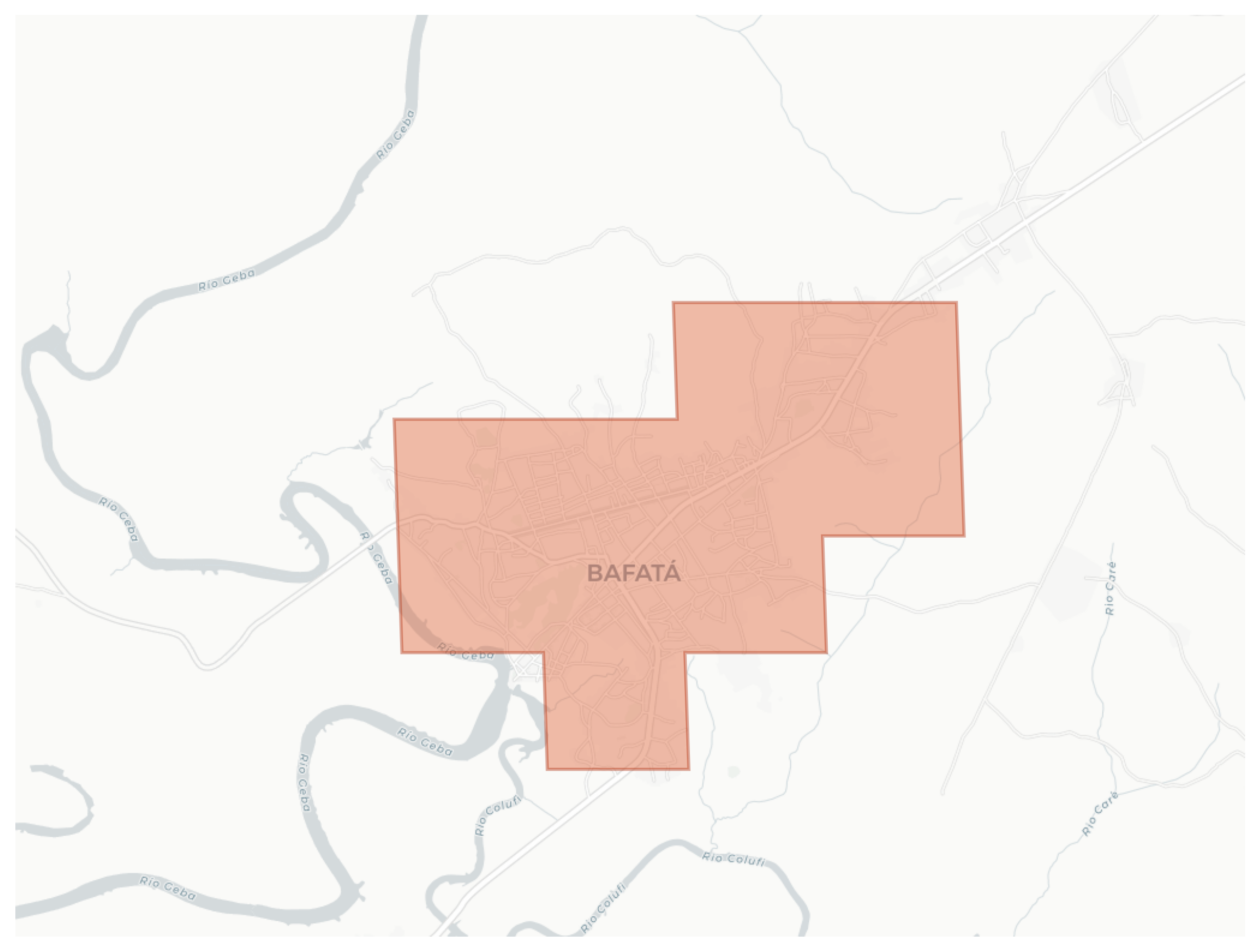 Bafatá geographic map