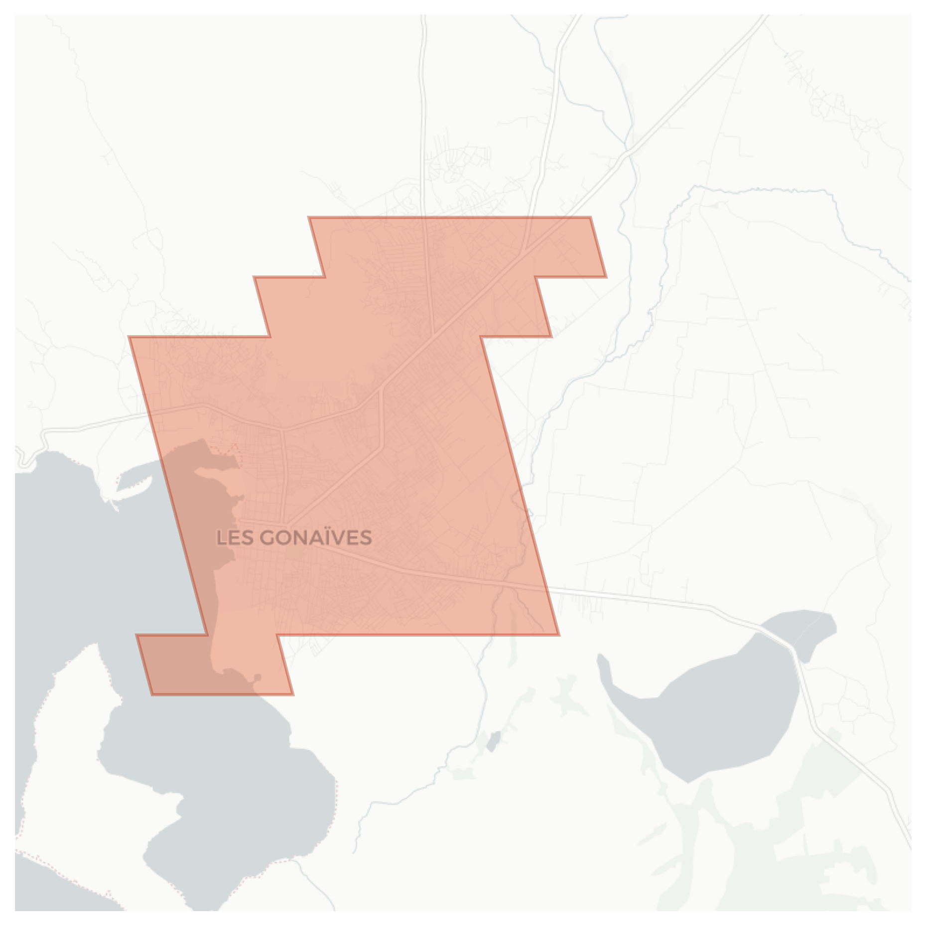 Gonaïves geographic map