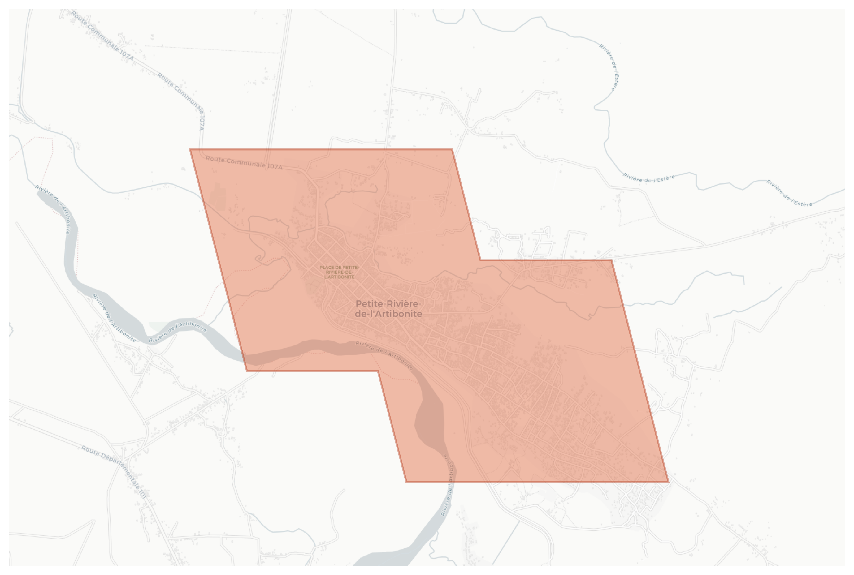 Petite-Rivière-de-l'Artibonite geographic map