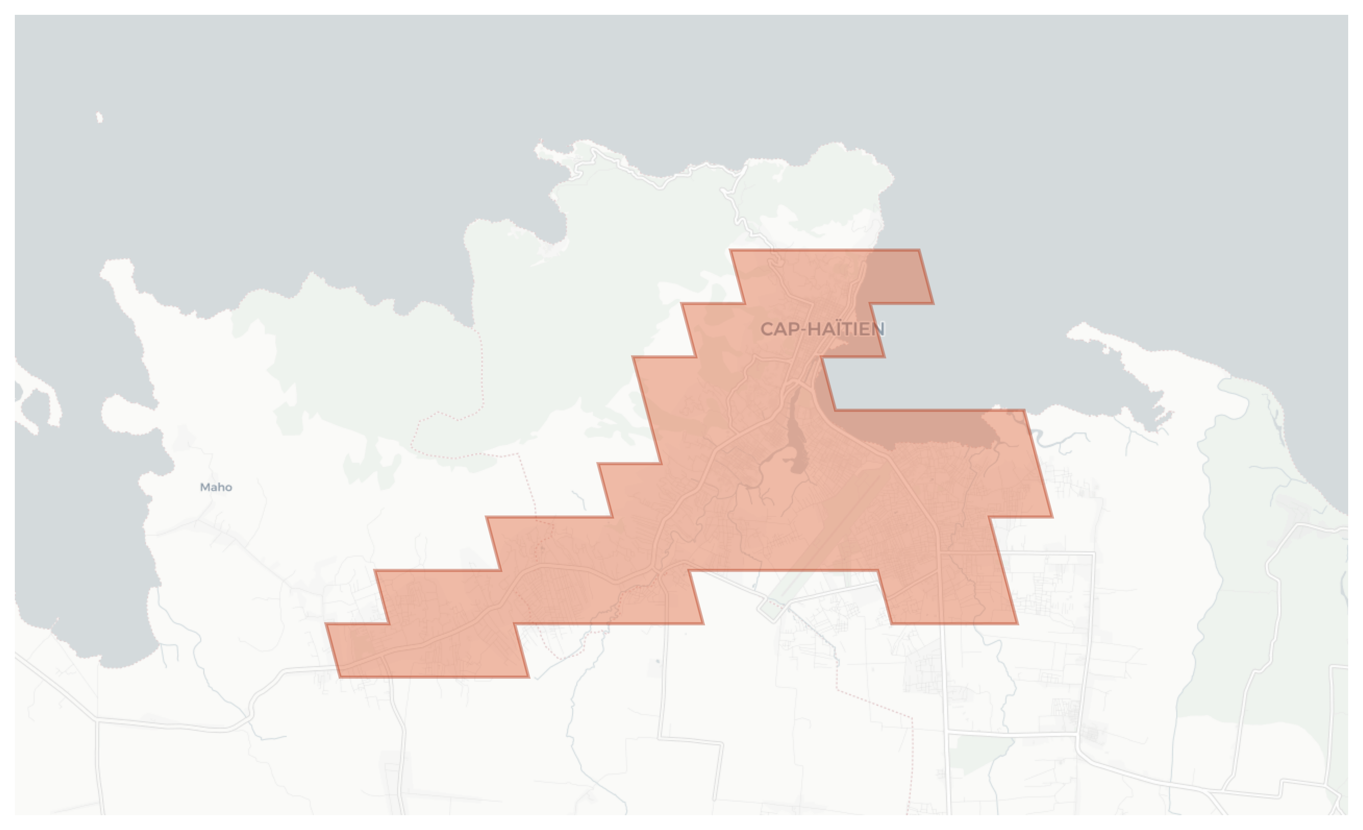Cap-Haitien geographic map