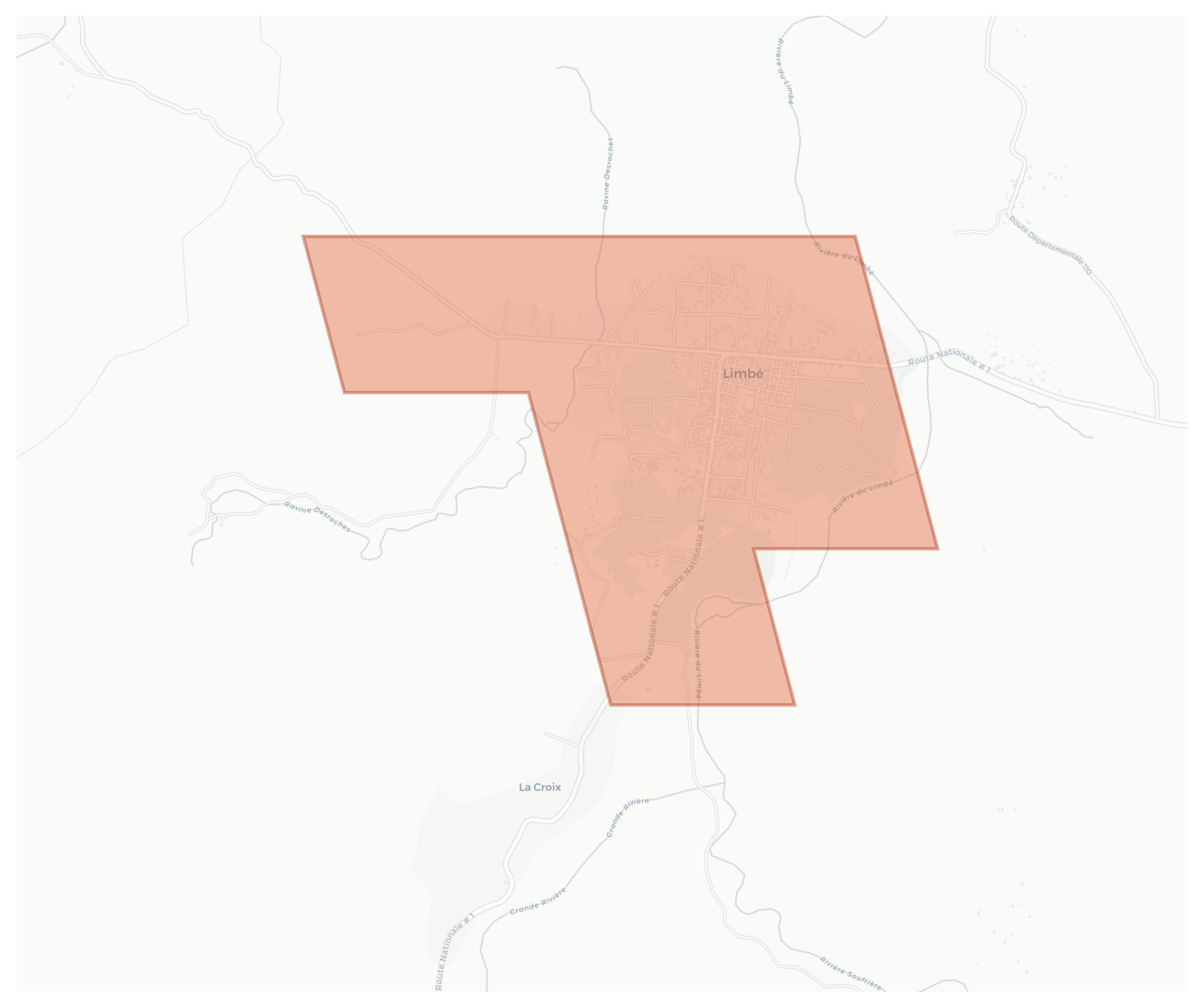 Limbé geographic map