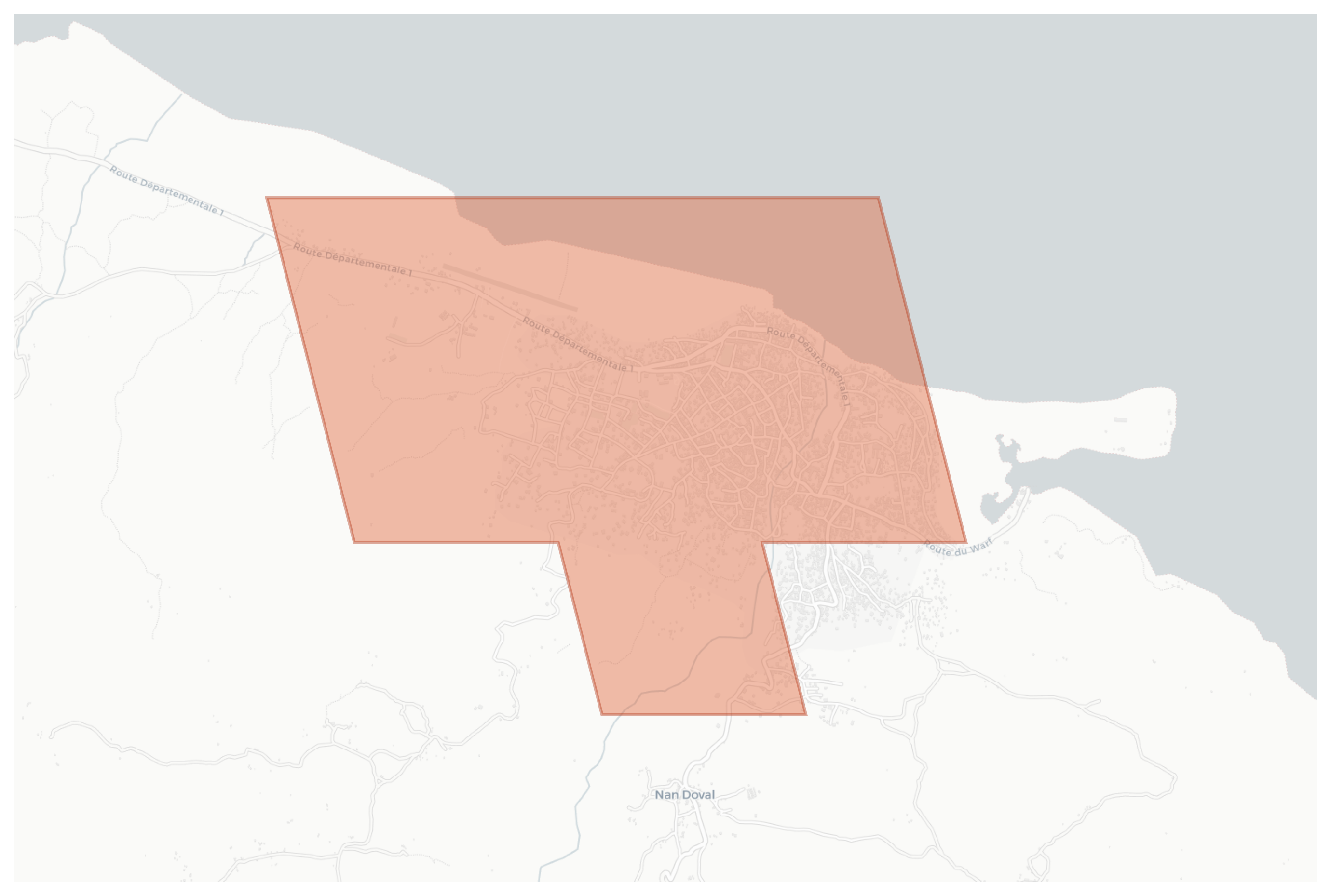 Anse-à-Galets geographic map