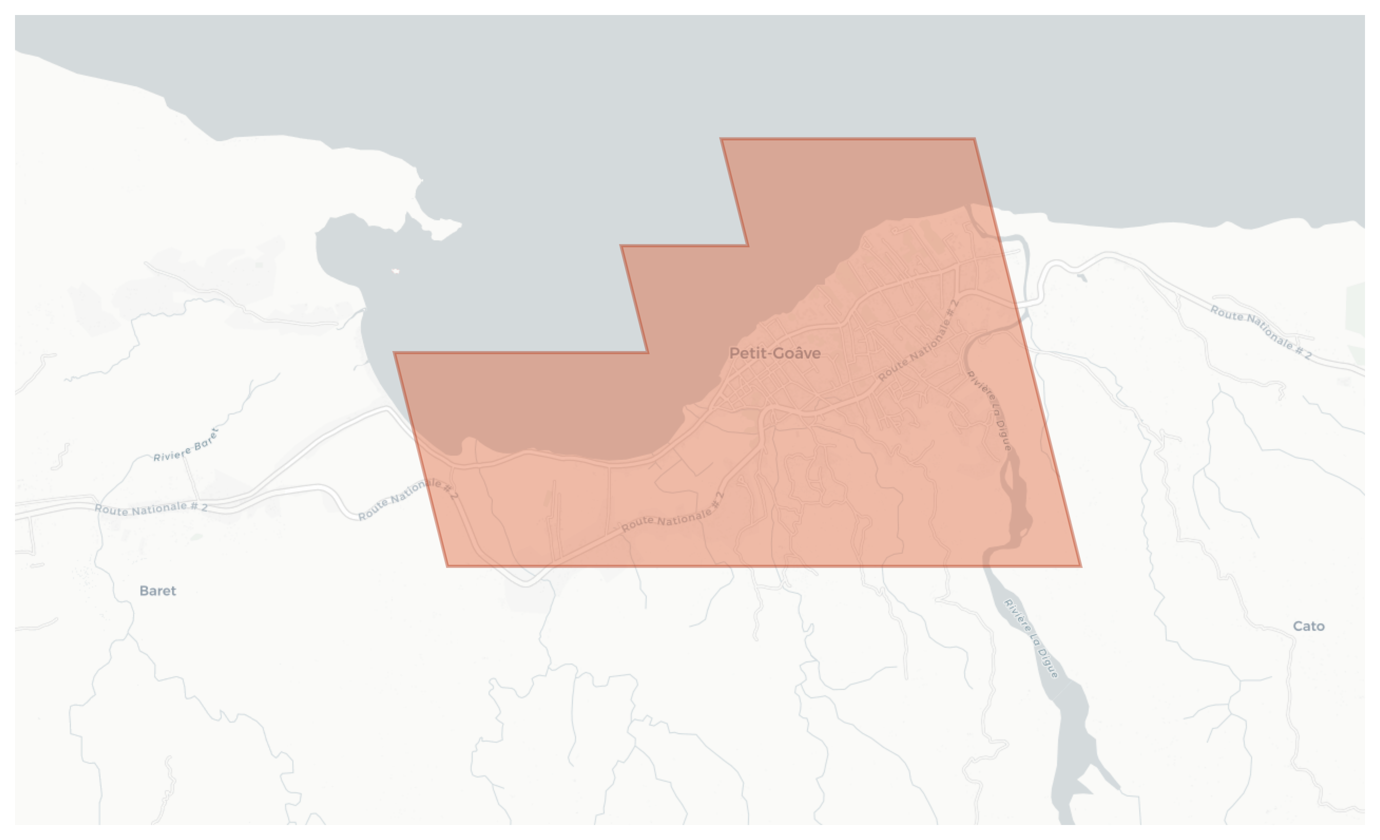 Petit-Goâve geographic map