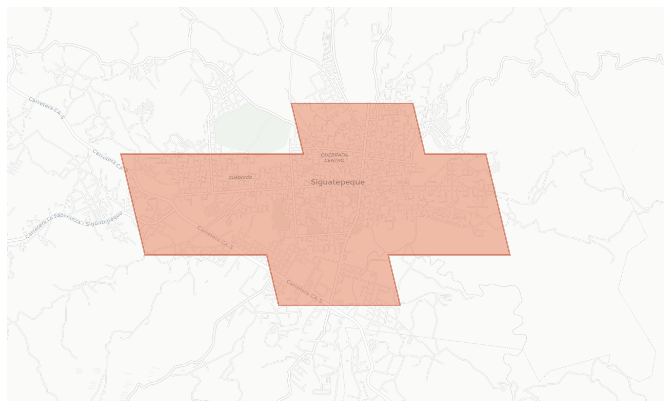 Siguatepeque geographic map