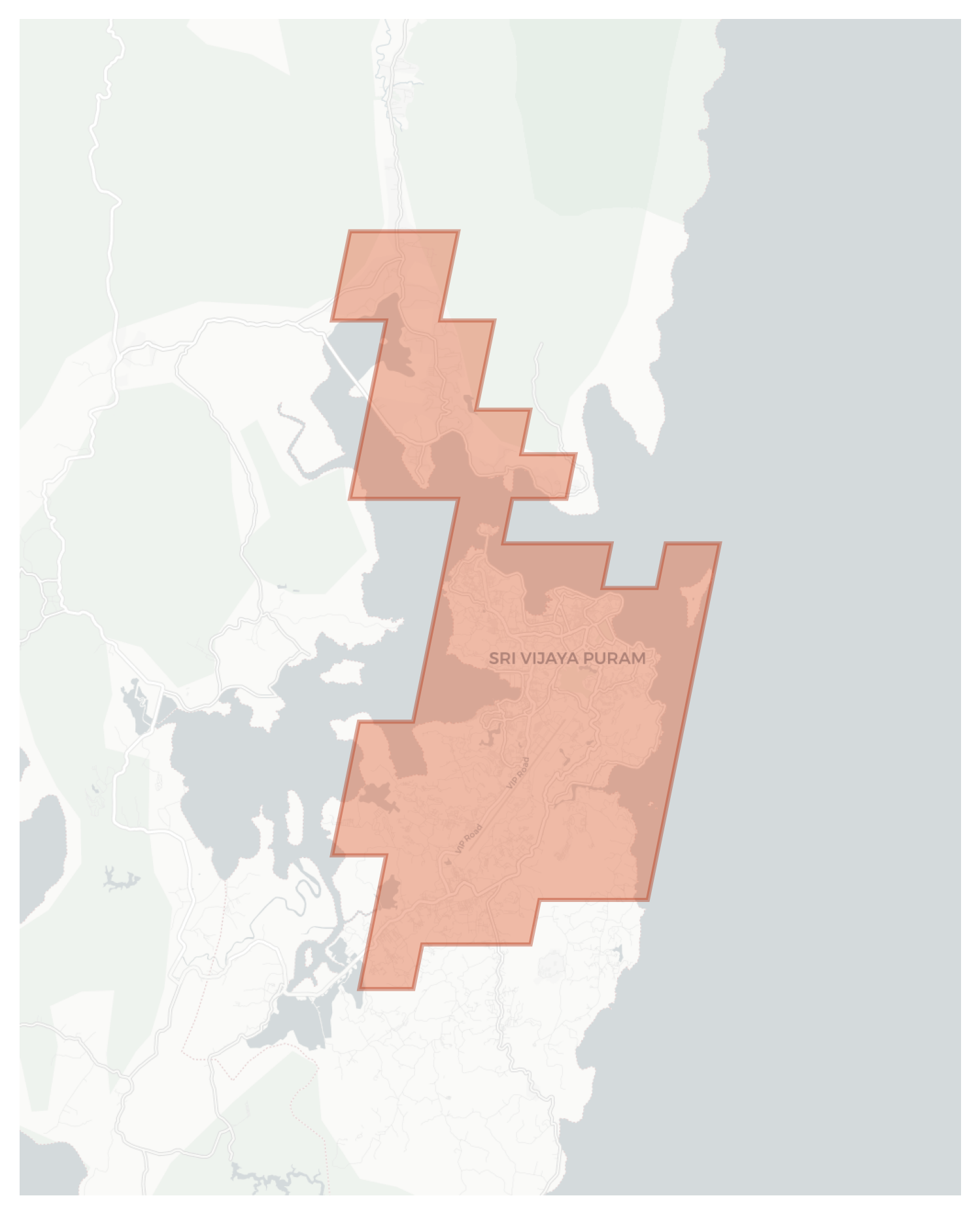 Port Blair geographic map
