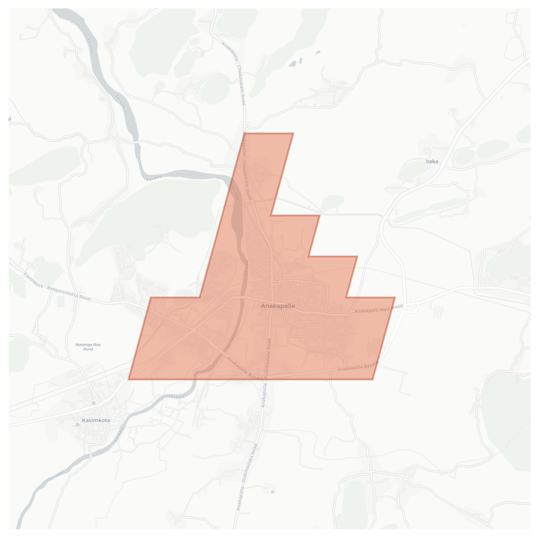 Anakapalle geographic map