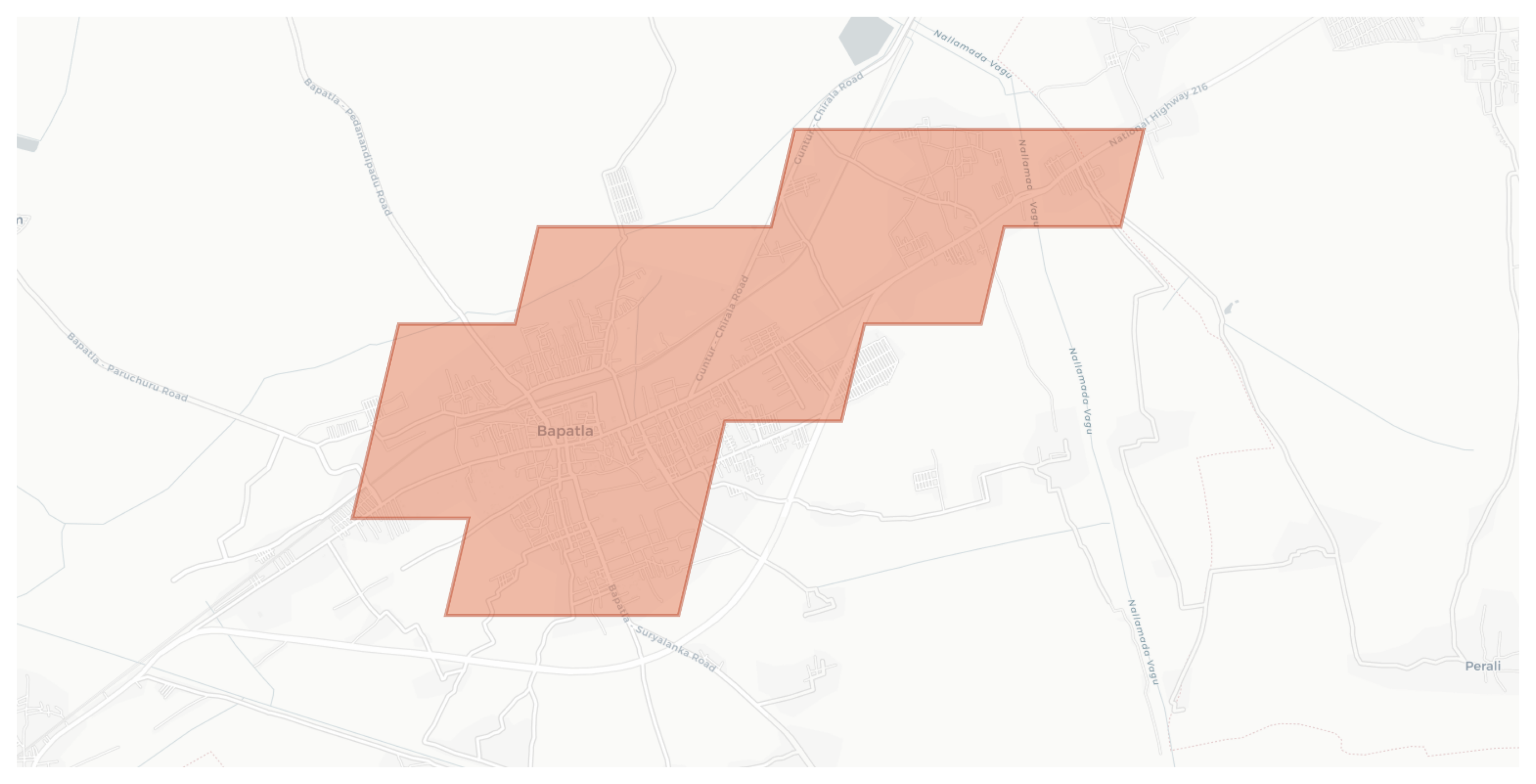 Bapatla geographic map