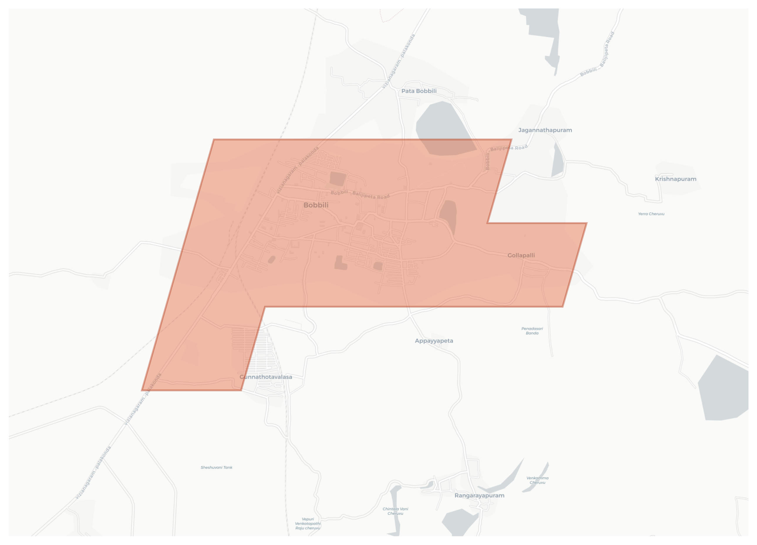 Bobbili geographic map