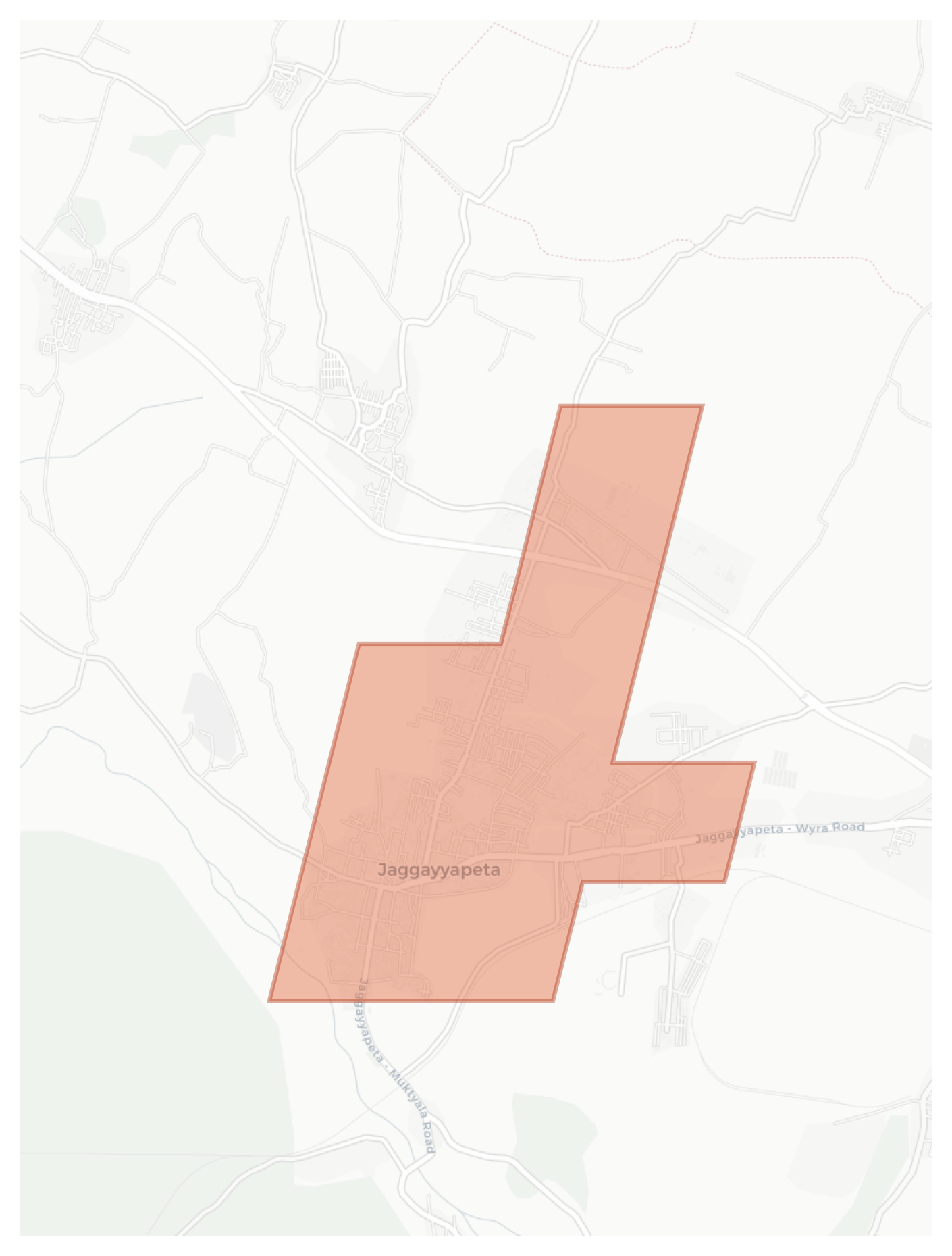 Jaggayyapeta geographic map