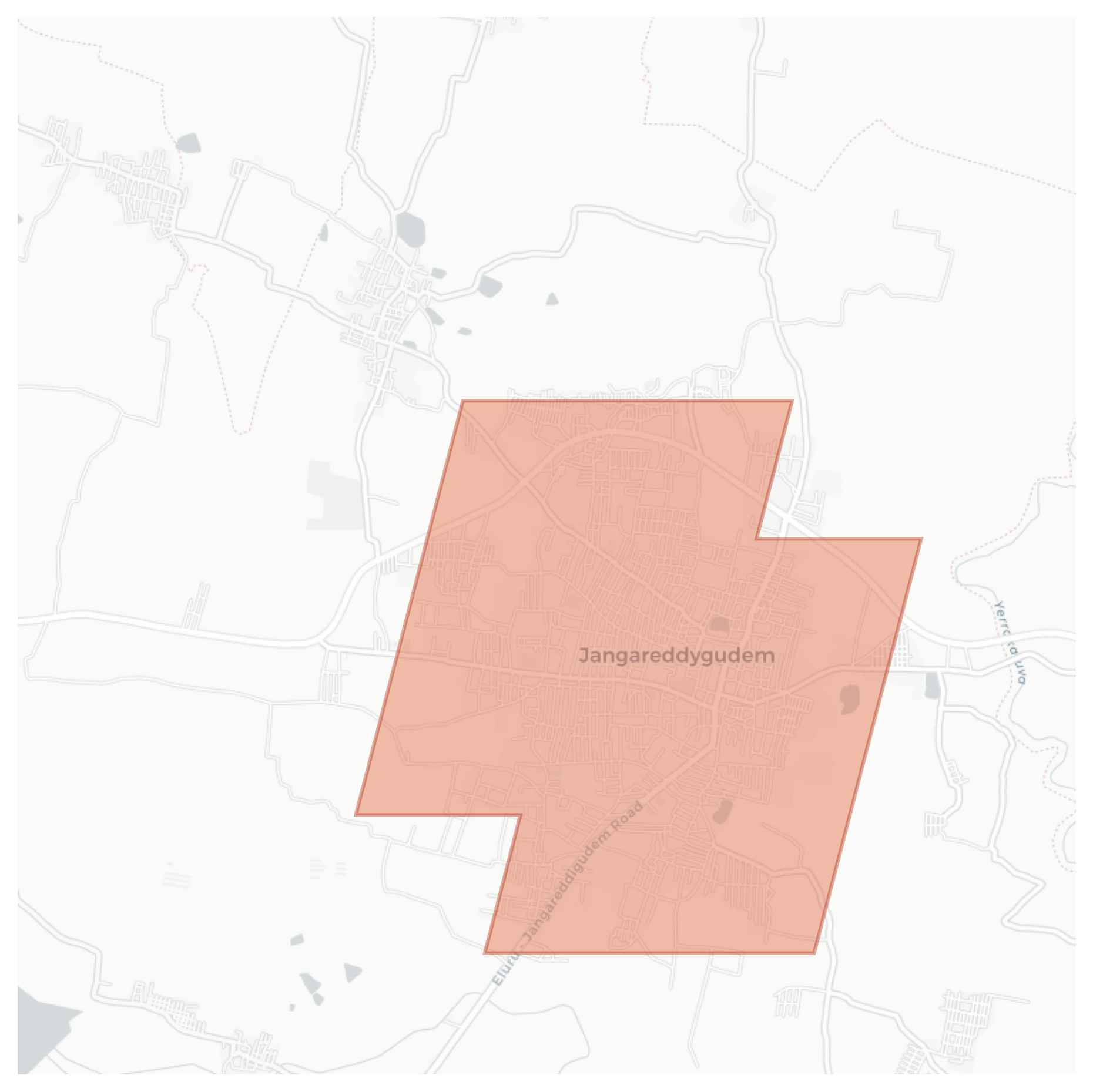 Jangareddygudem geographic map