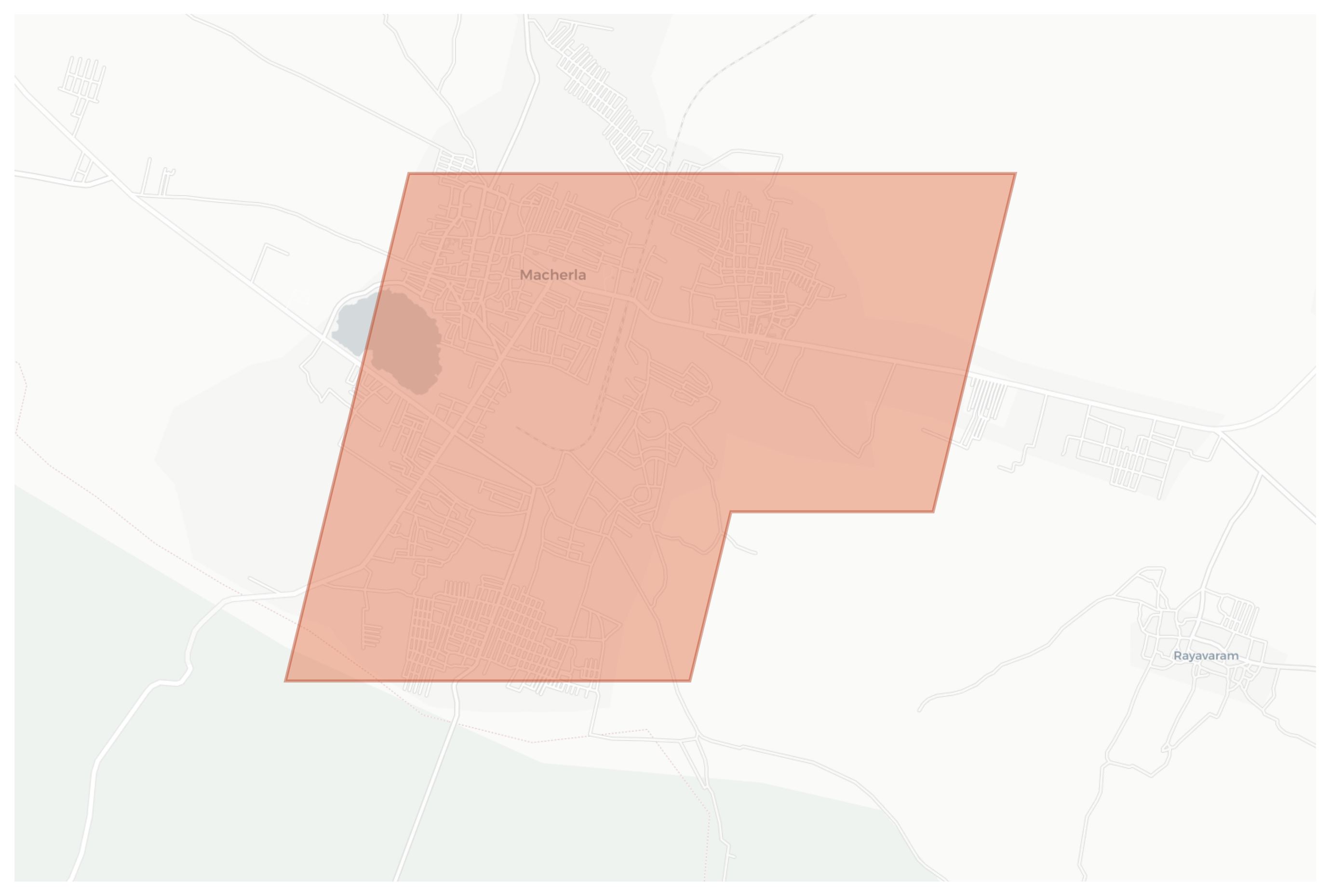 Macherla geographic map
