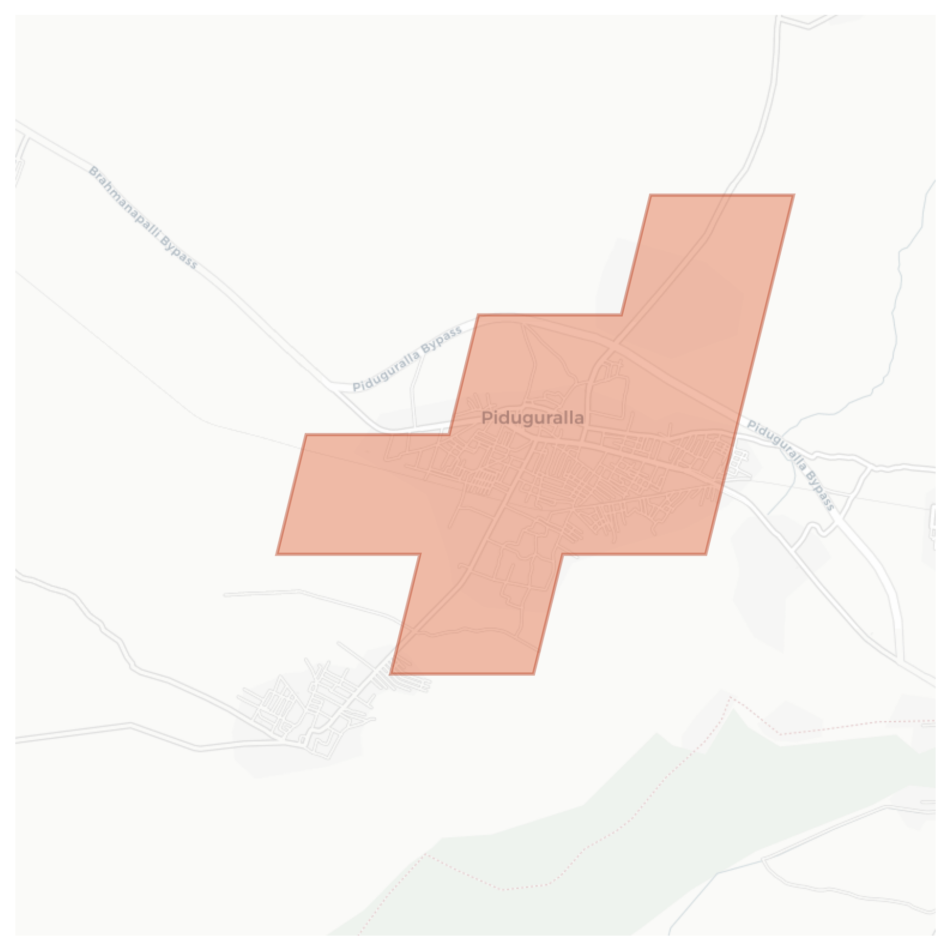 Piduguralla geographic map