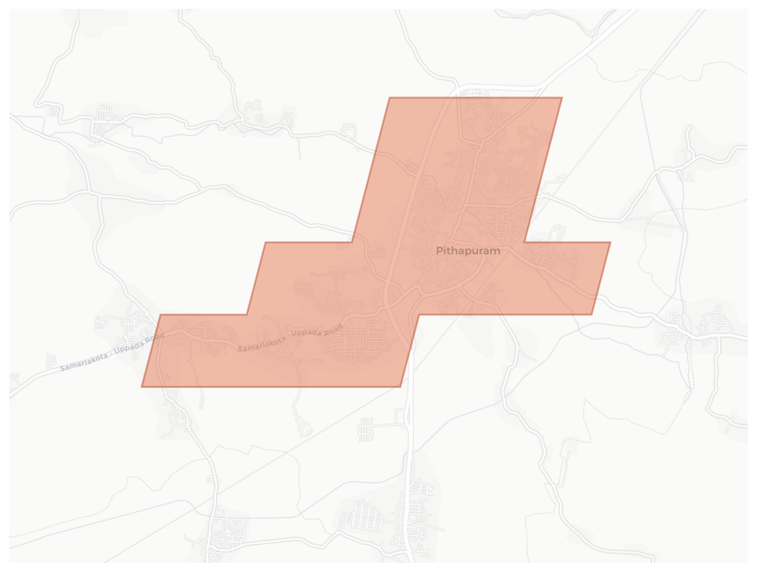 Pithapuram geographic map