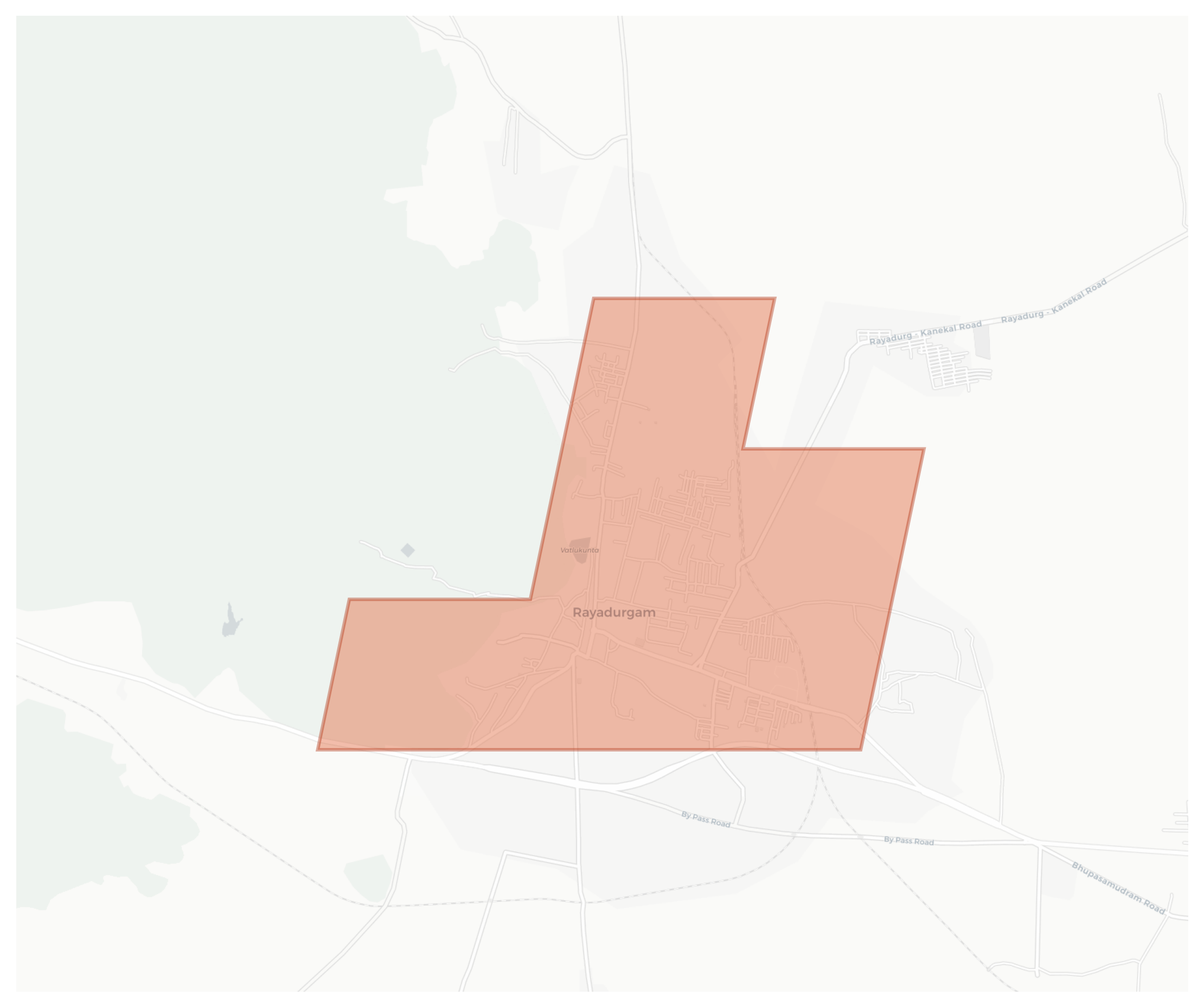 Rayadurg geographic map