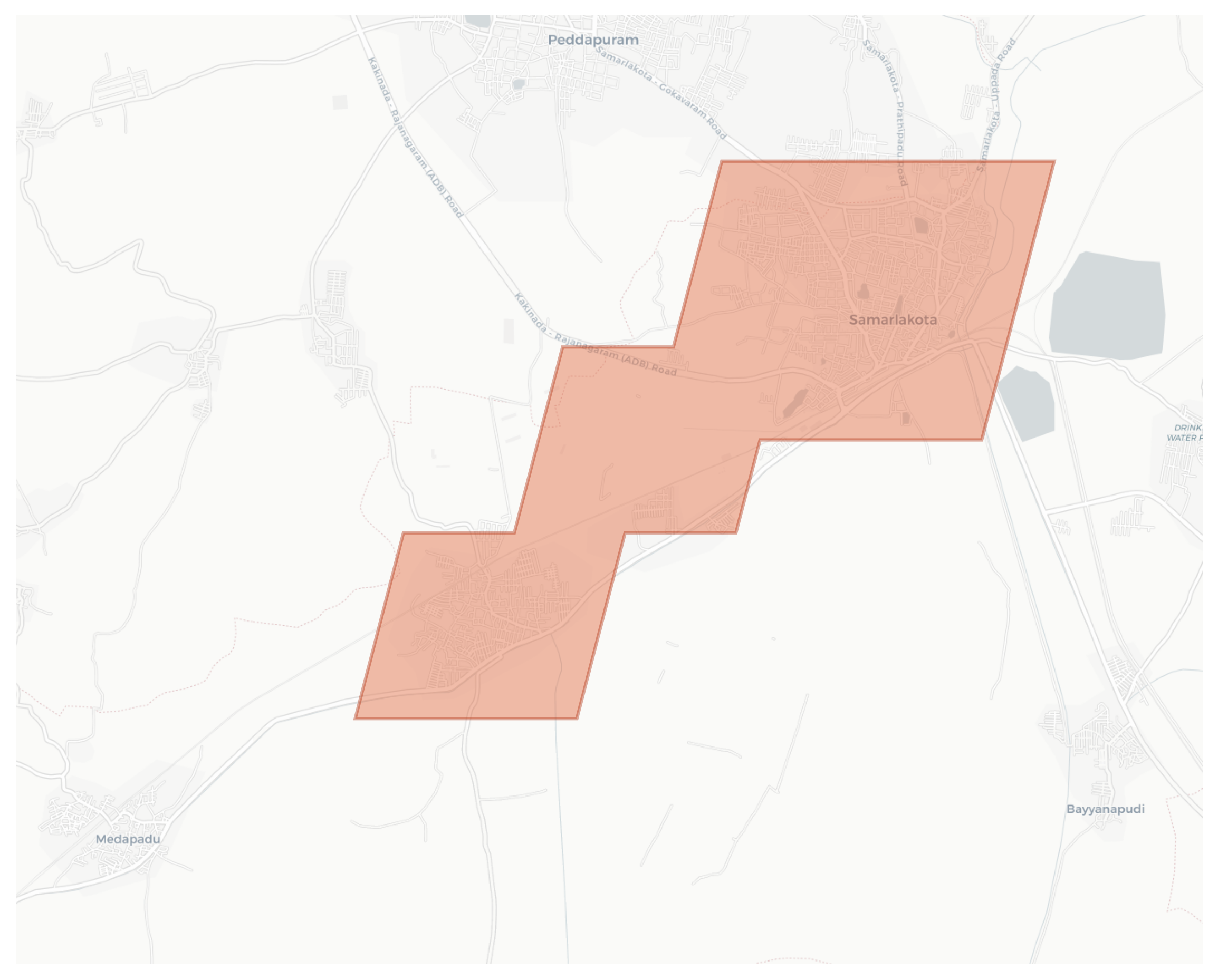 Samarlakota geographic map
