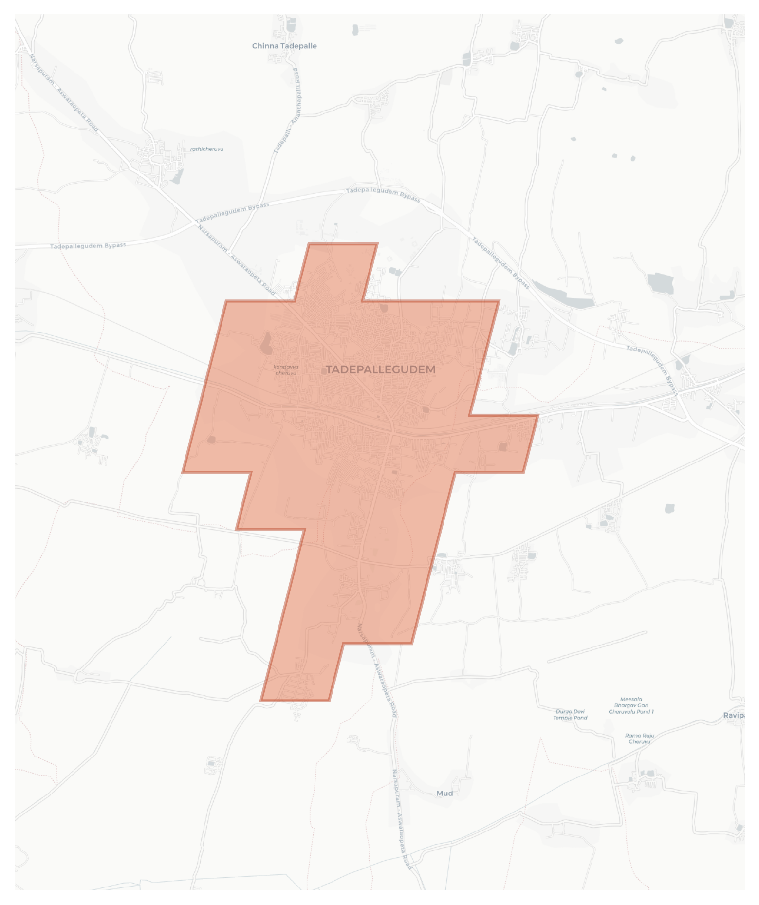 Tadepallegudem geographic map