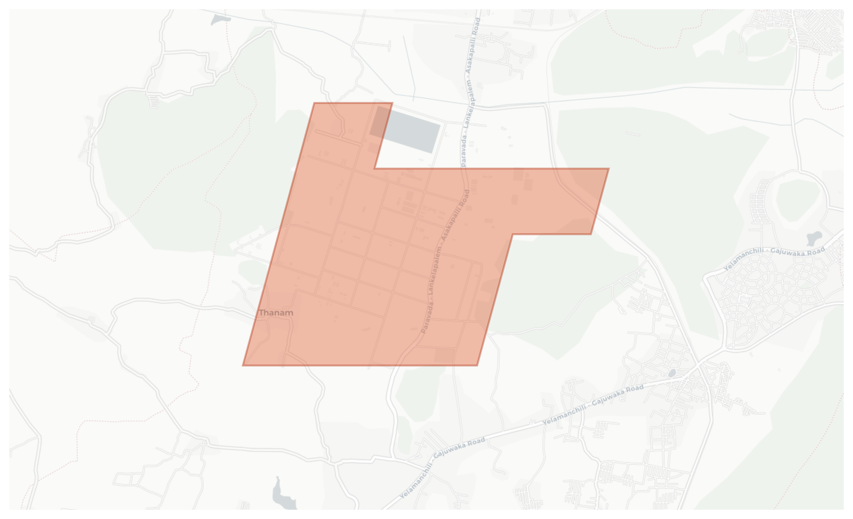 Thanam geographic map
