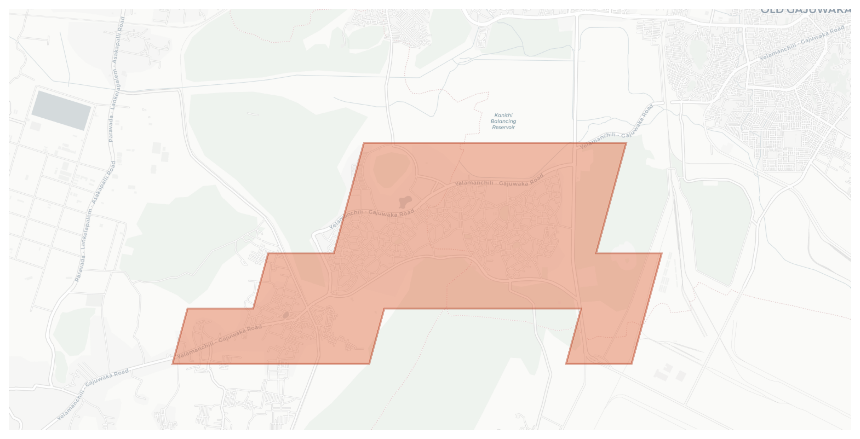 Ukkunagaram Township geographic map