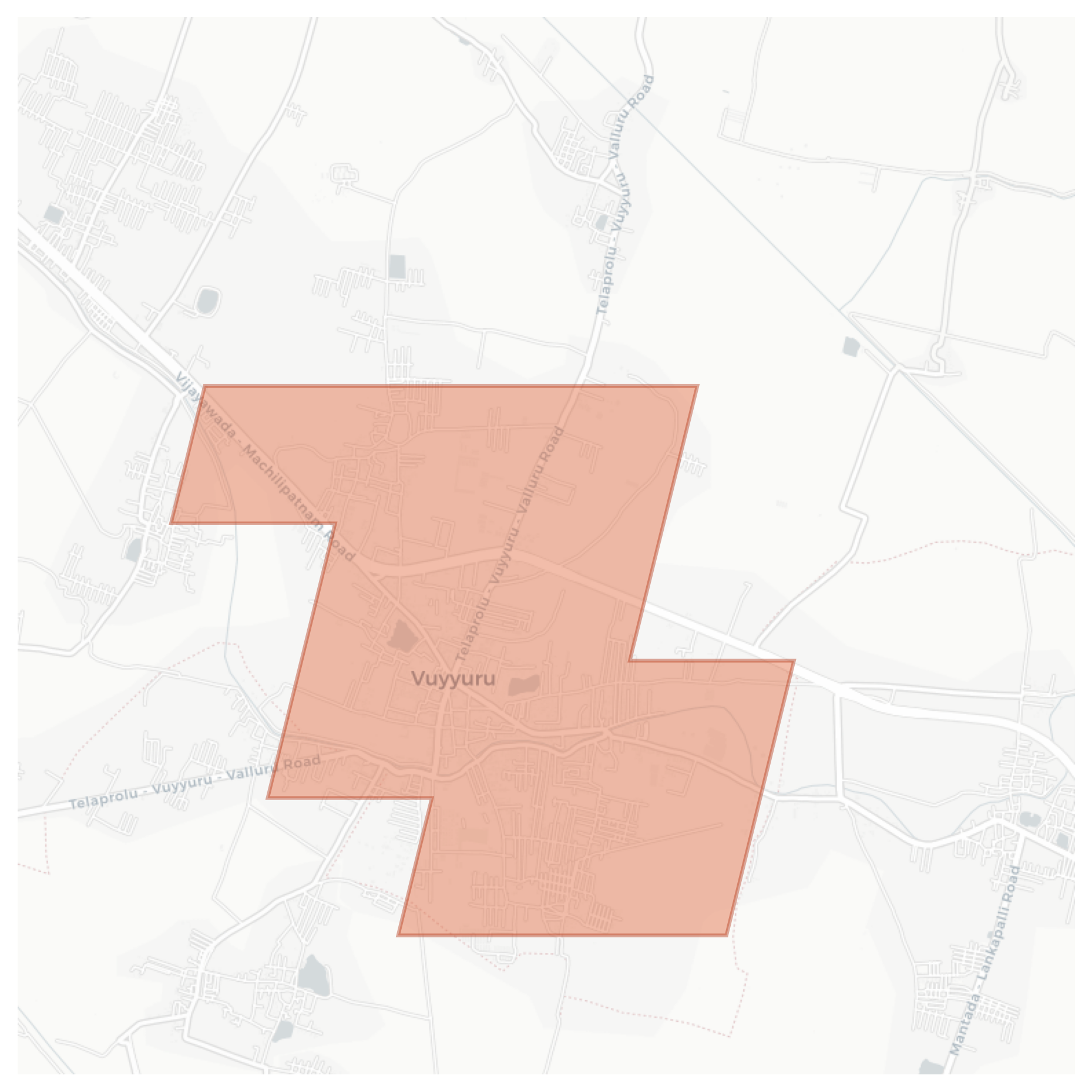 Vuyyuru geographic map