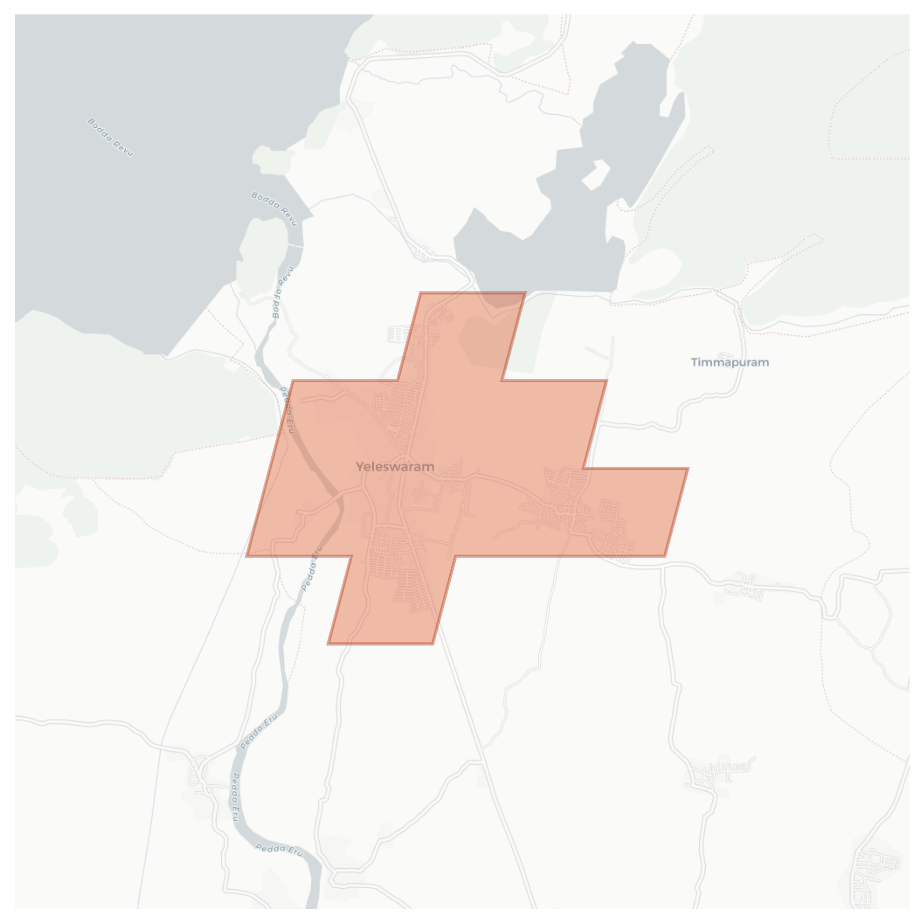 Yeleswaram geographic map
