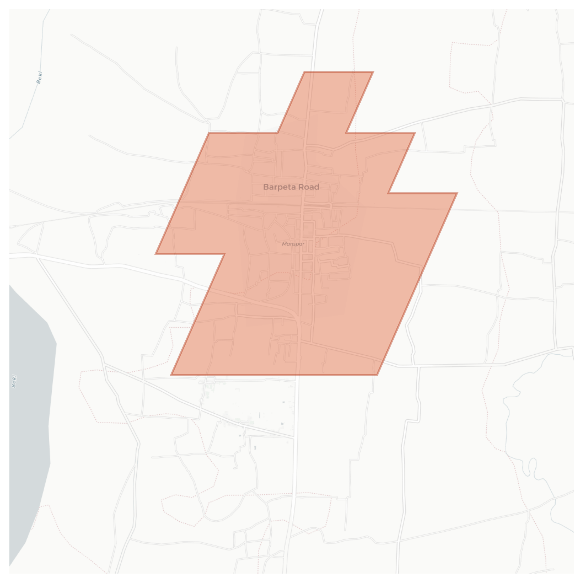 Barpeta Road geographic map