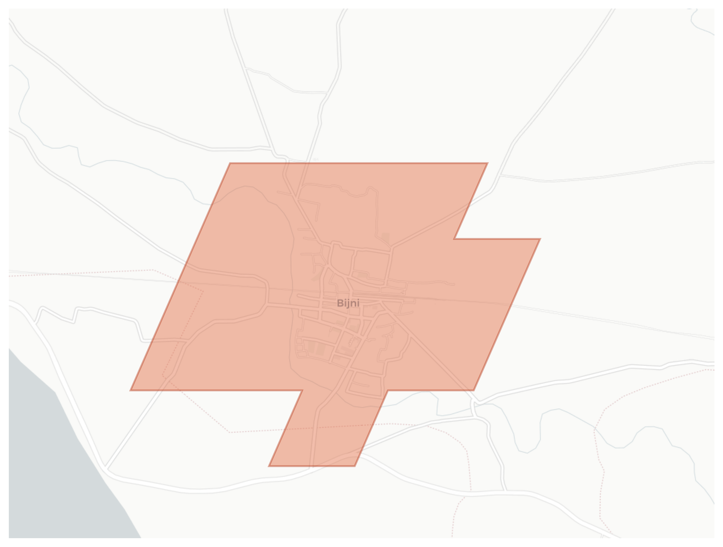 Bijni geographic map