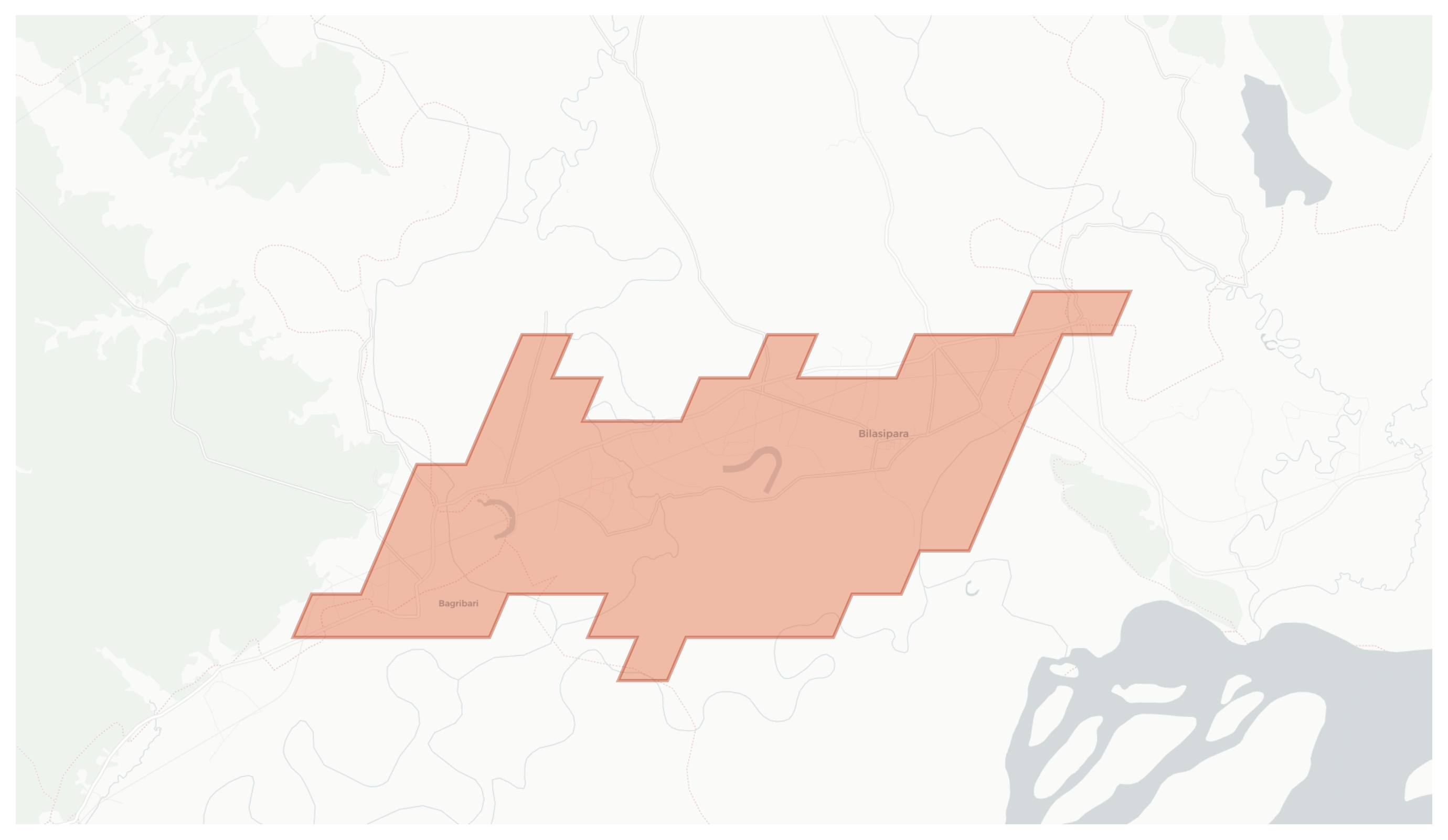 Bilasipara geographic map