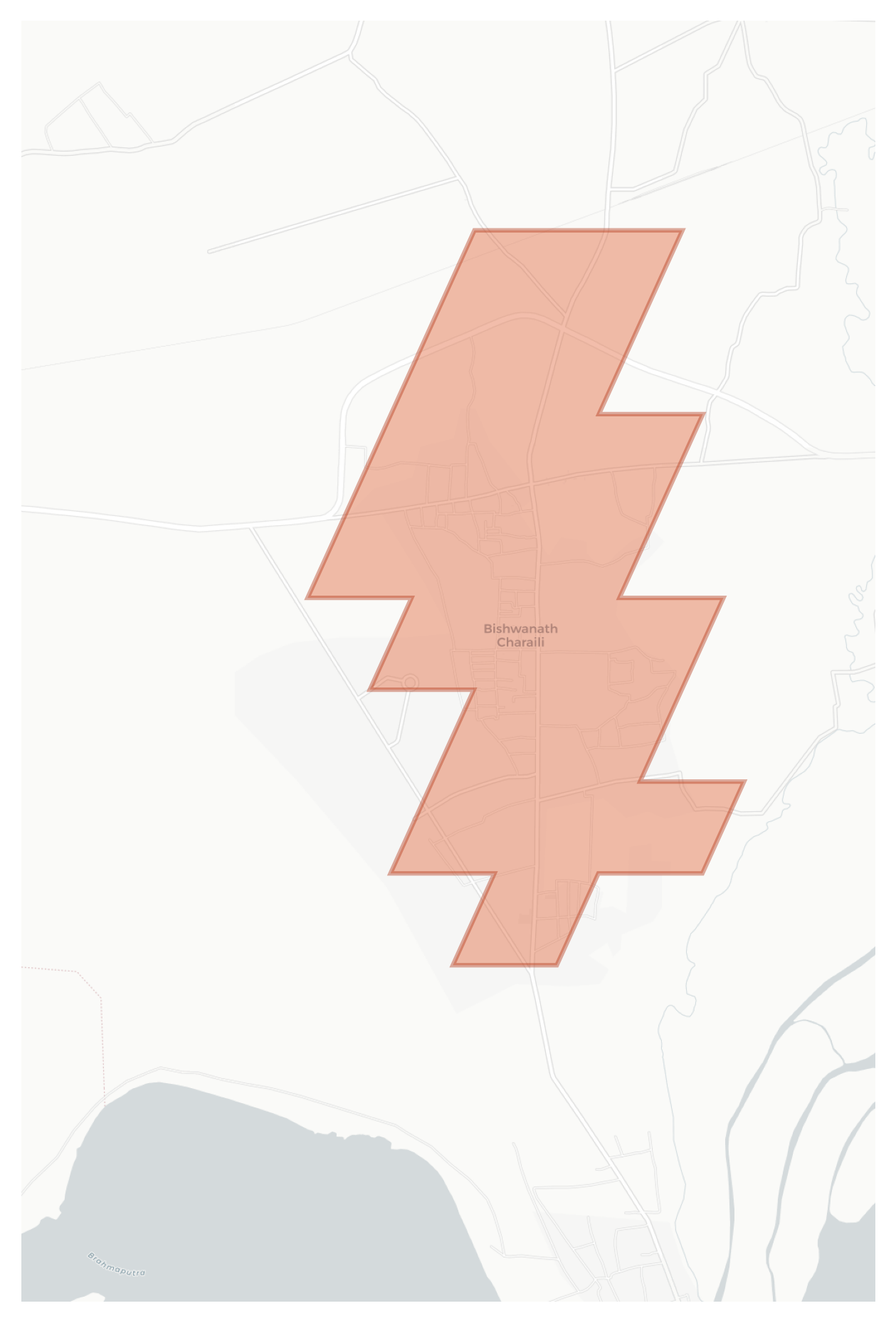 Bishwanath Charaili geographic map