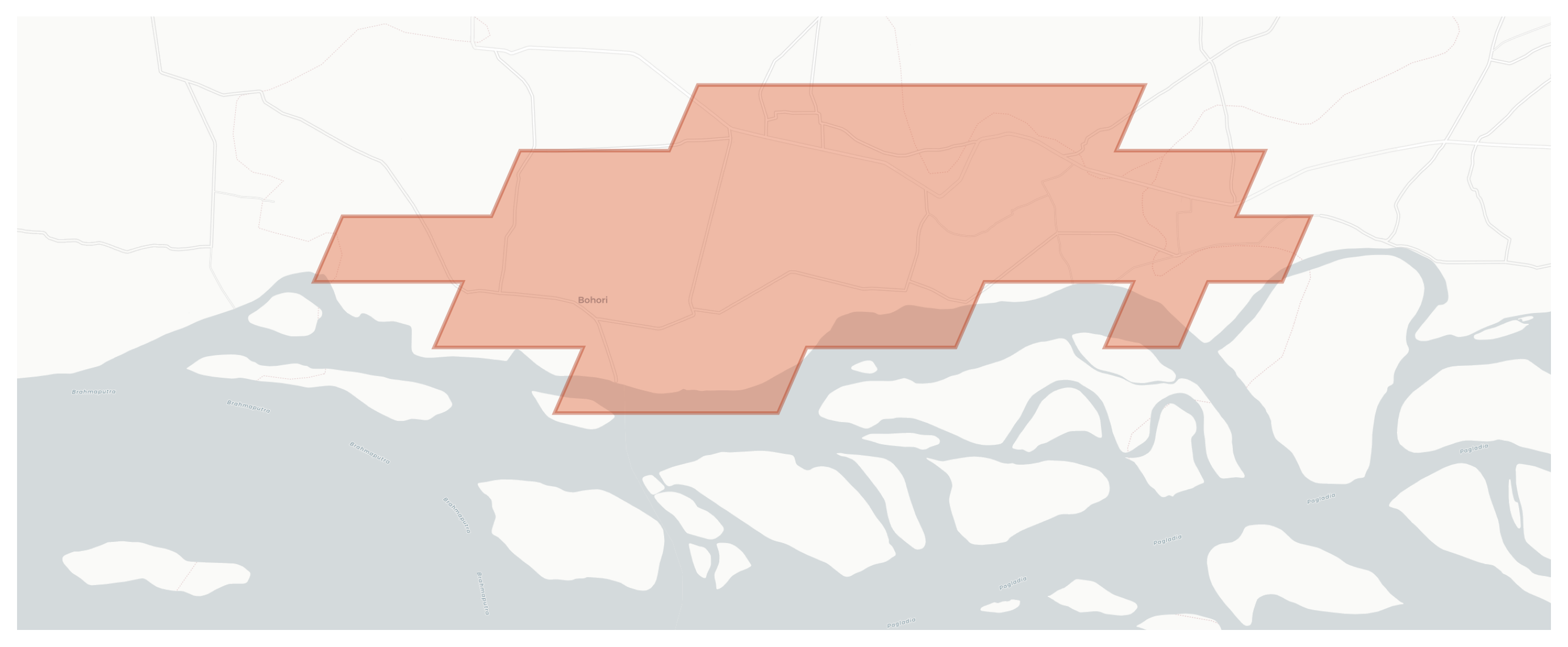 Bohori geographic map
