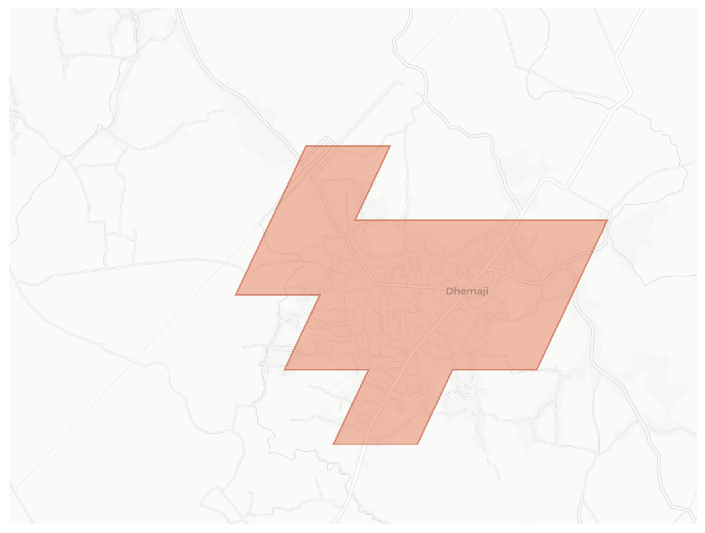 Dhemaji geographic map