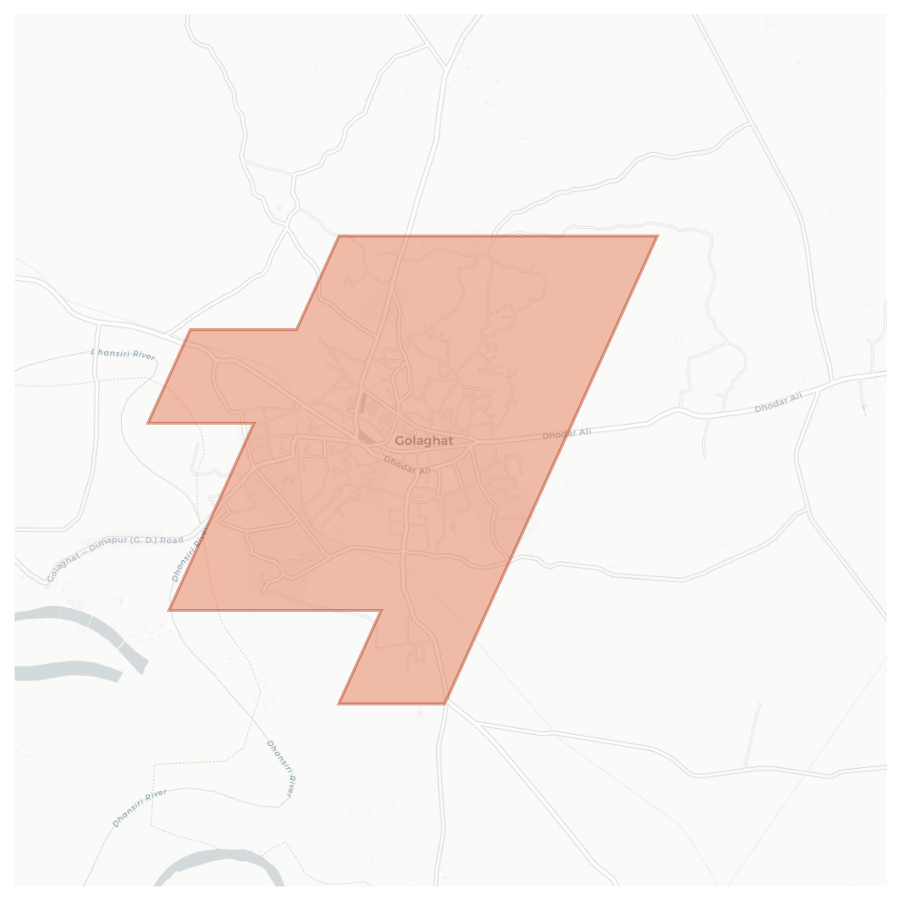 Golaghat geographic map
