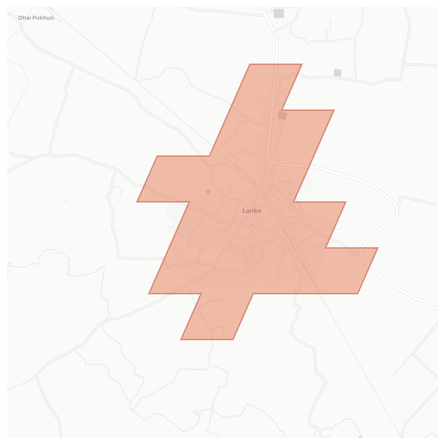 Lanka geographic map