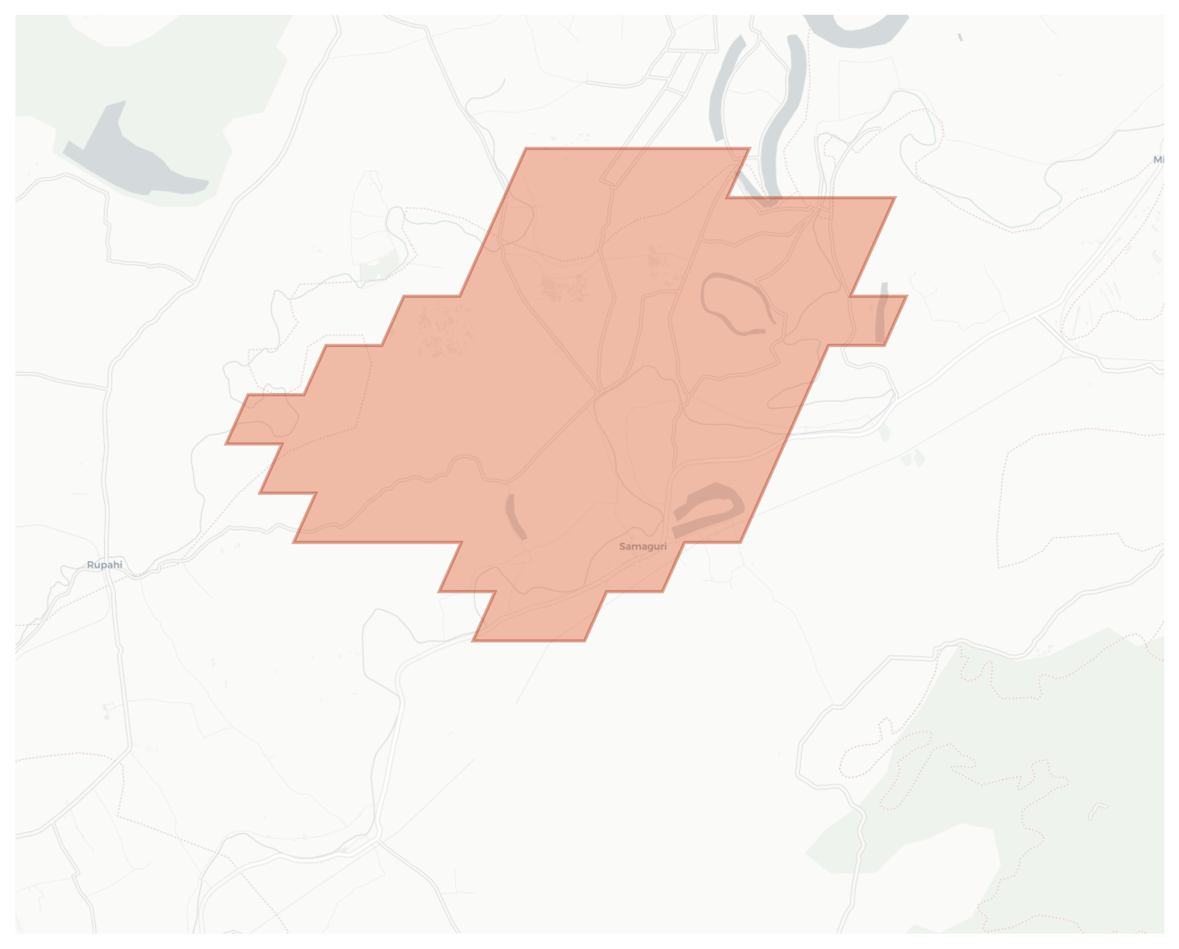 Samaguri geographic map
