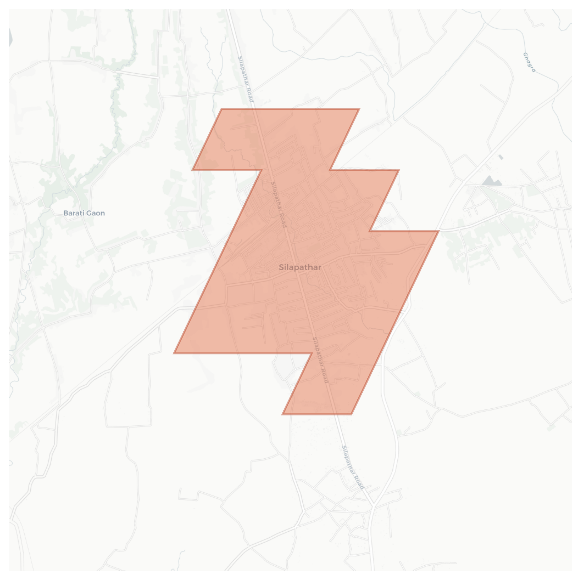 Silapathar geographic map