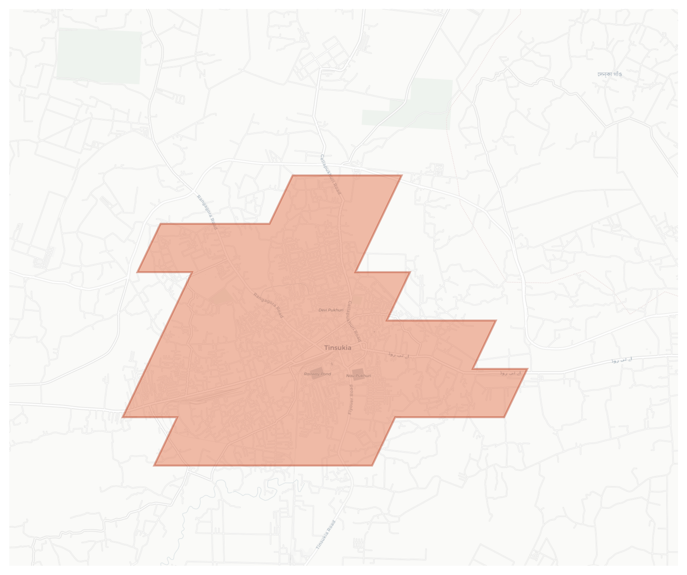 Tinsukia geographic map