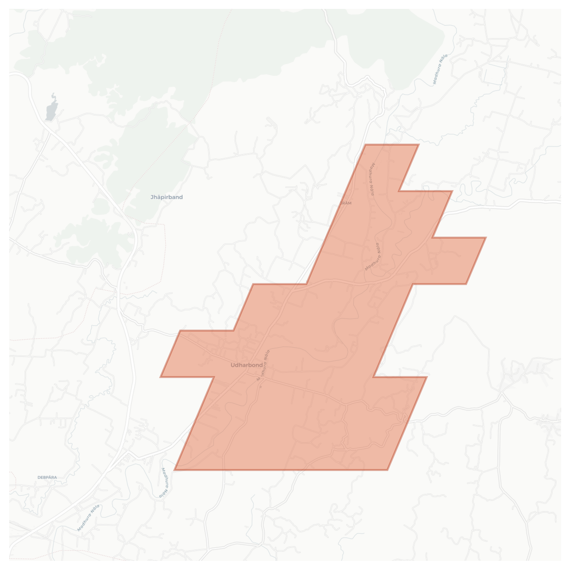 Udharbond geographic map
