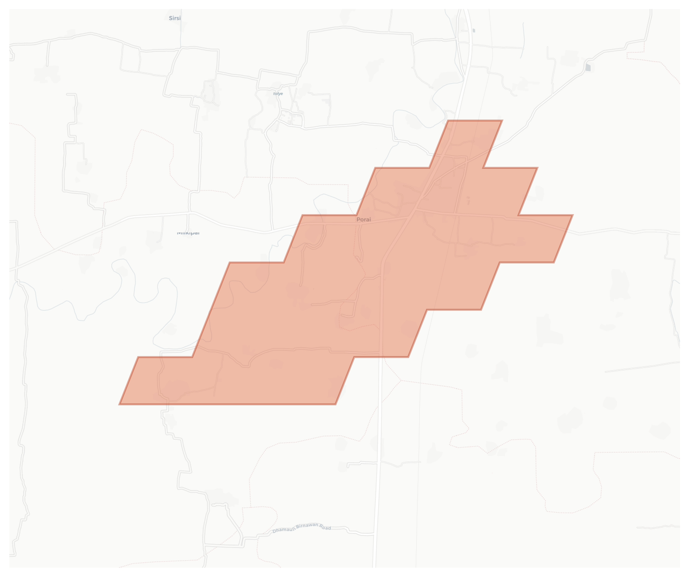 Bahadurpur geographic map