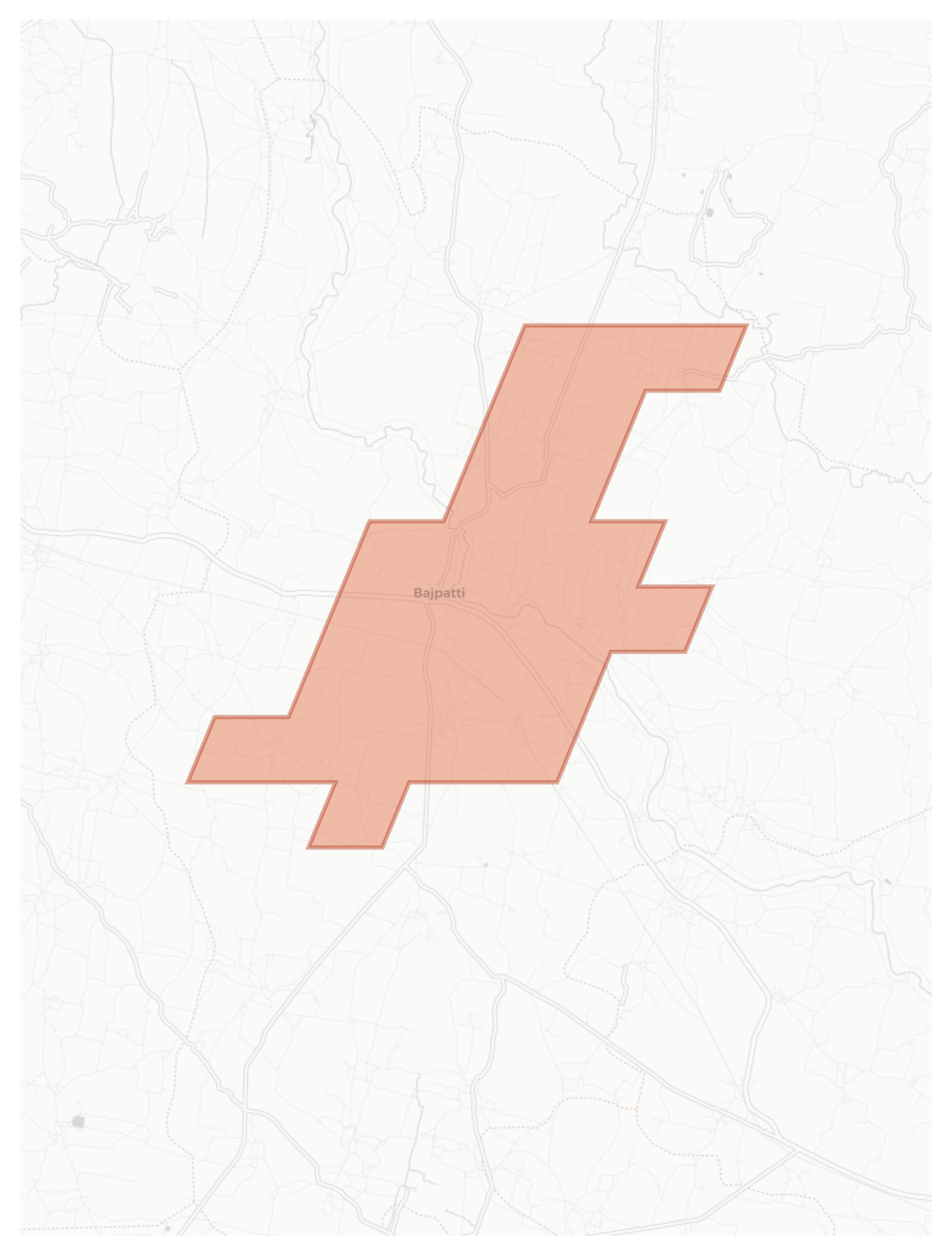 Bajpatti geographic map