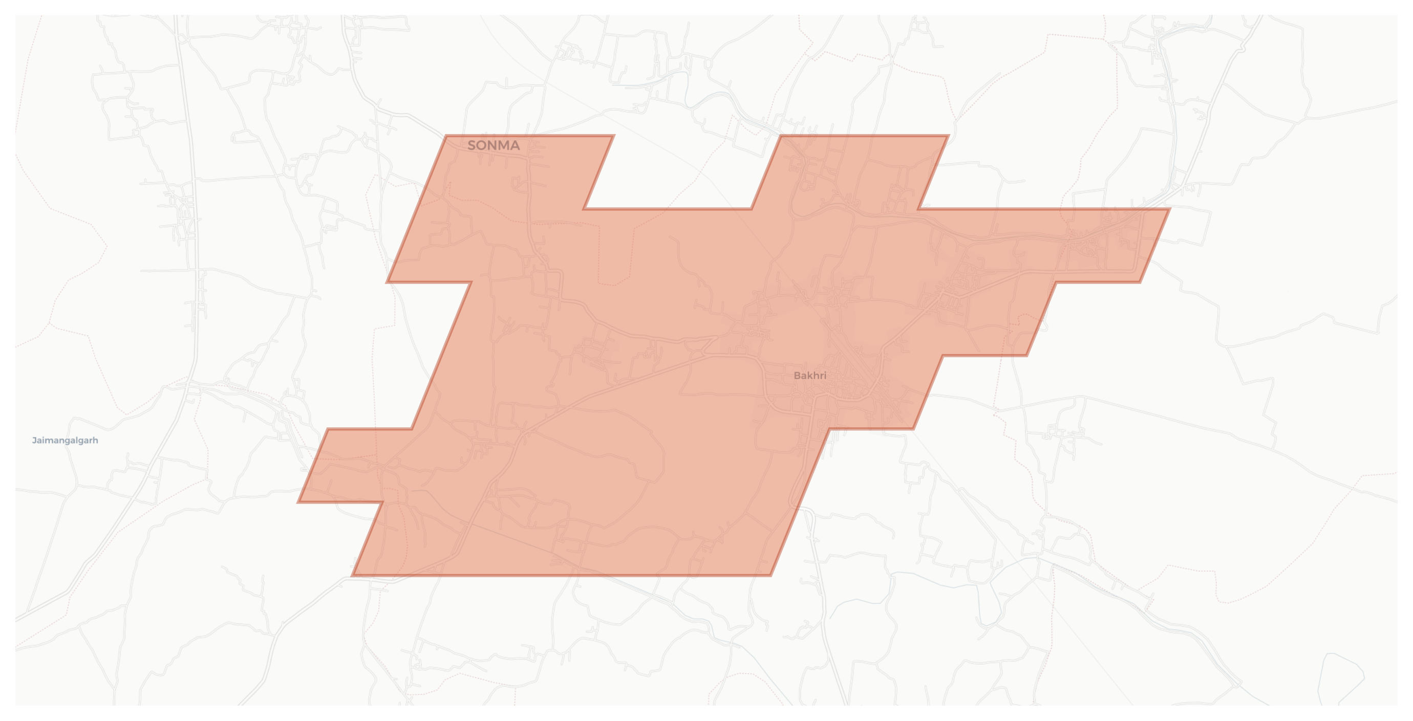 Bakhri geographic map