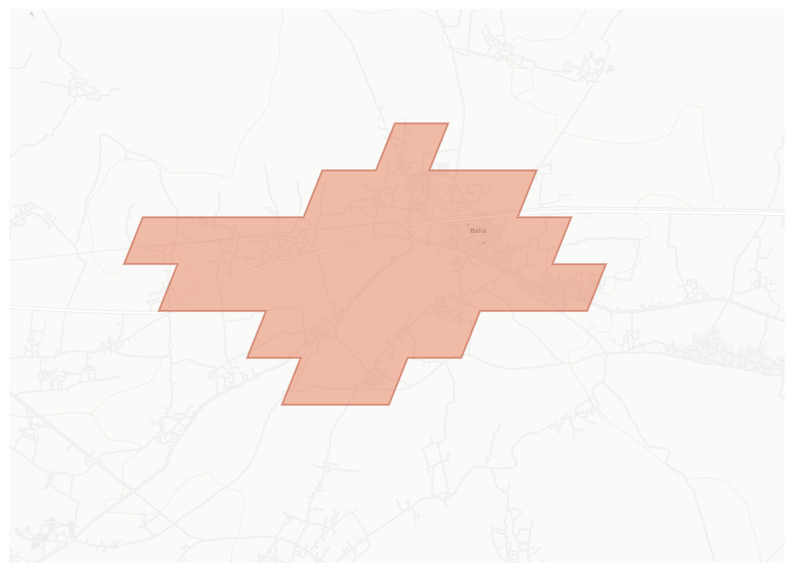 Balia geographic map