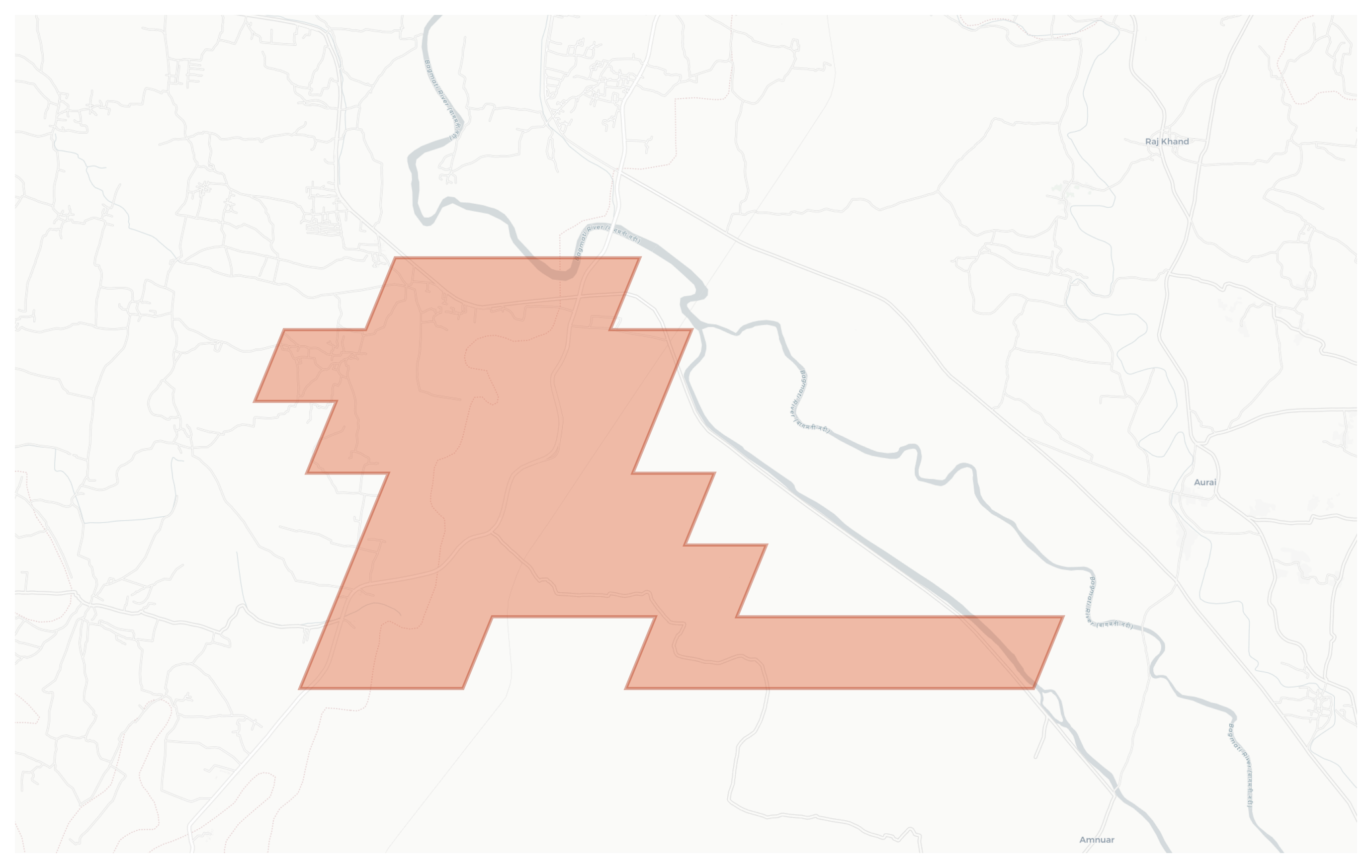 Balua geographic map