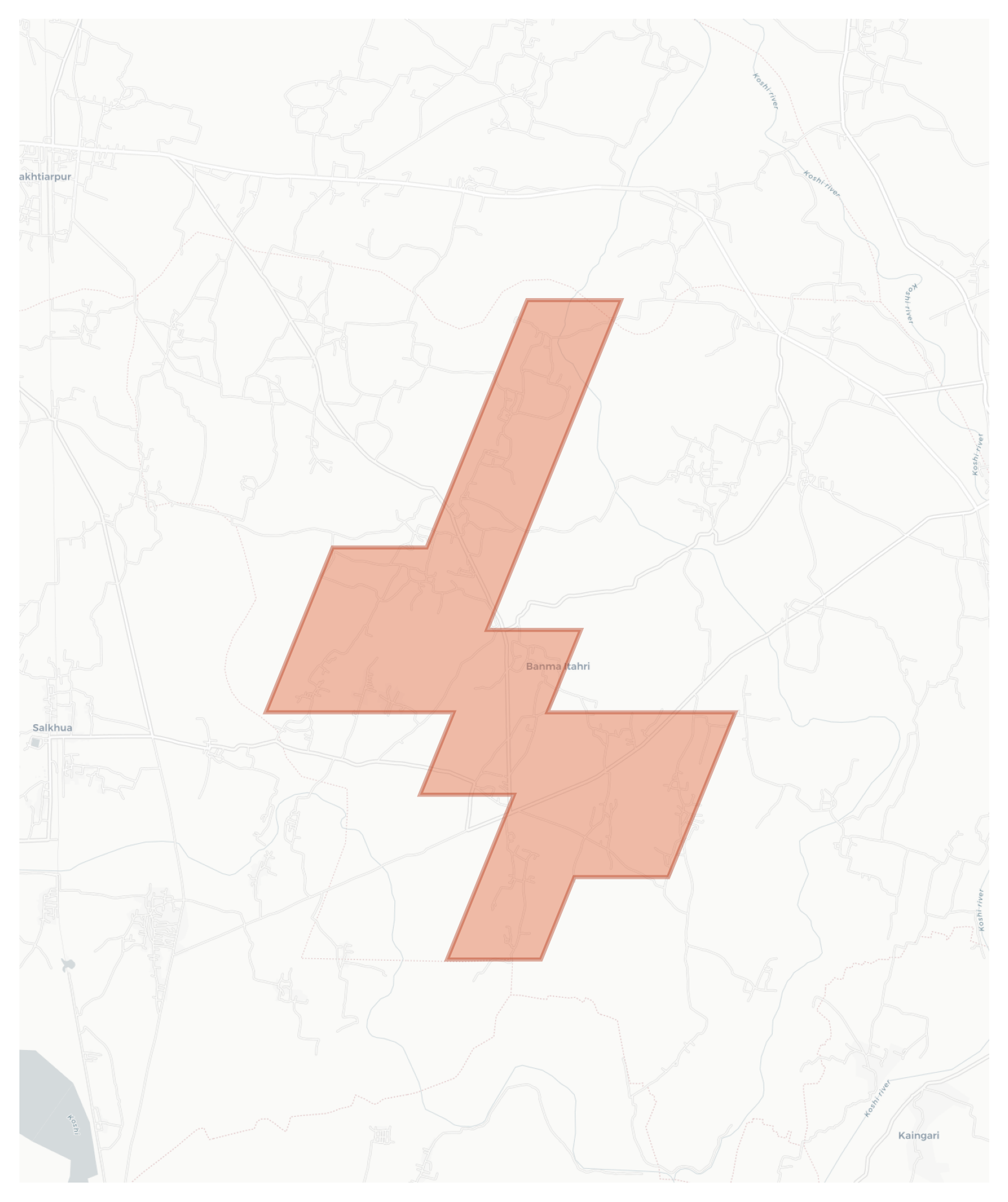Banma Itahri geographic map