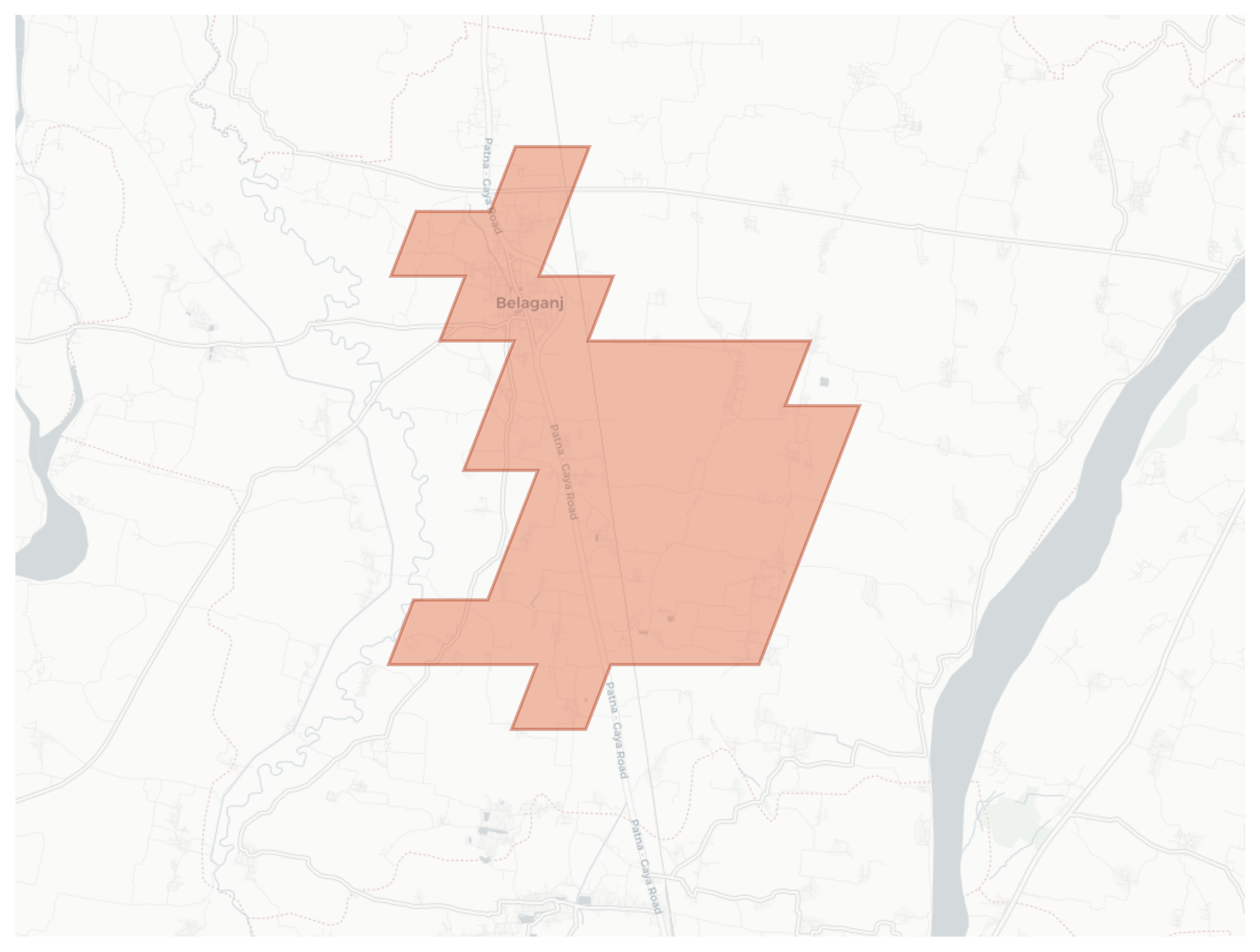 Belaganj geographic map