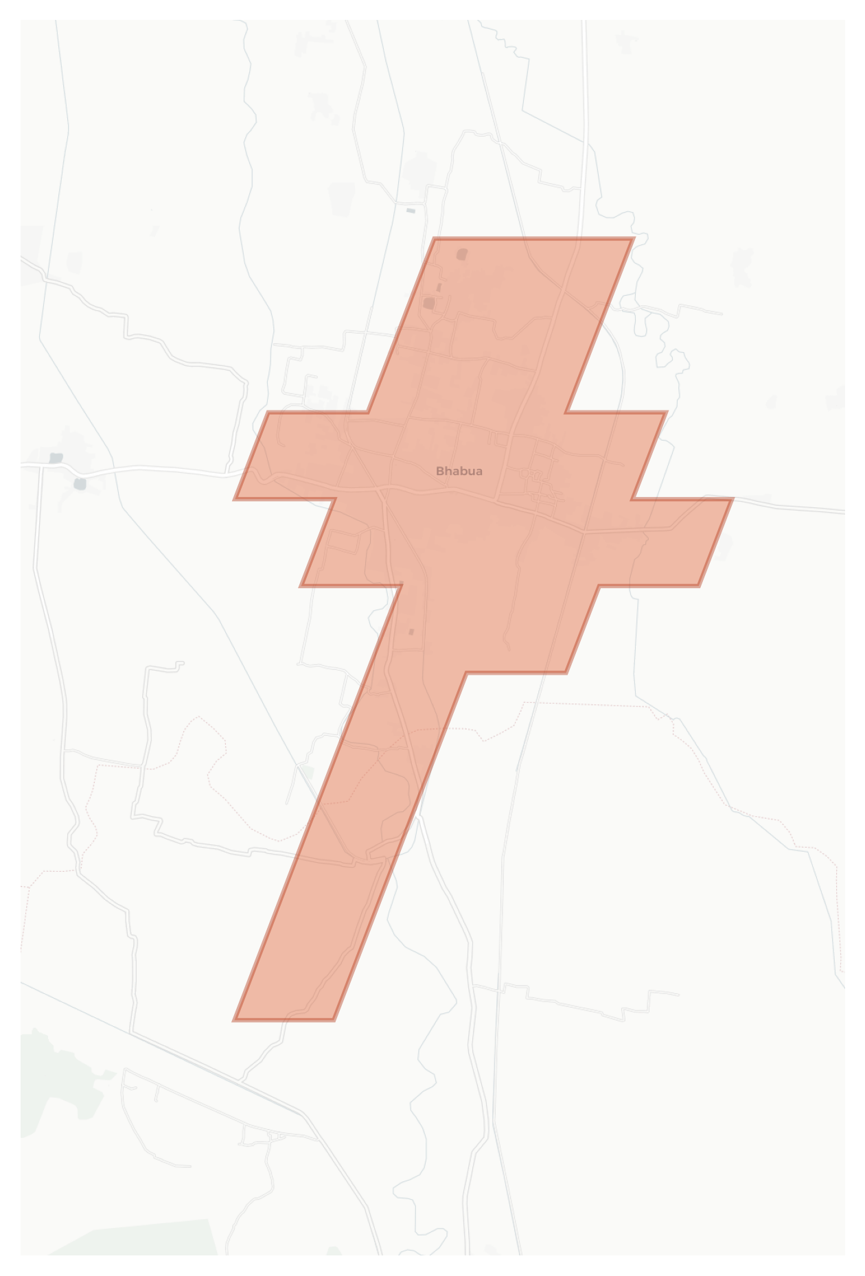 Bhabua geographic map