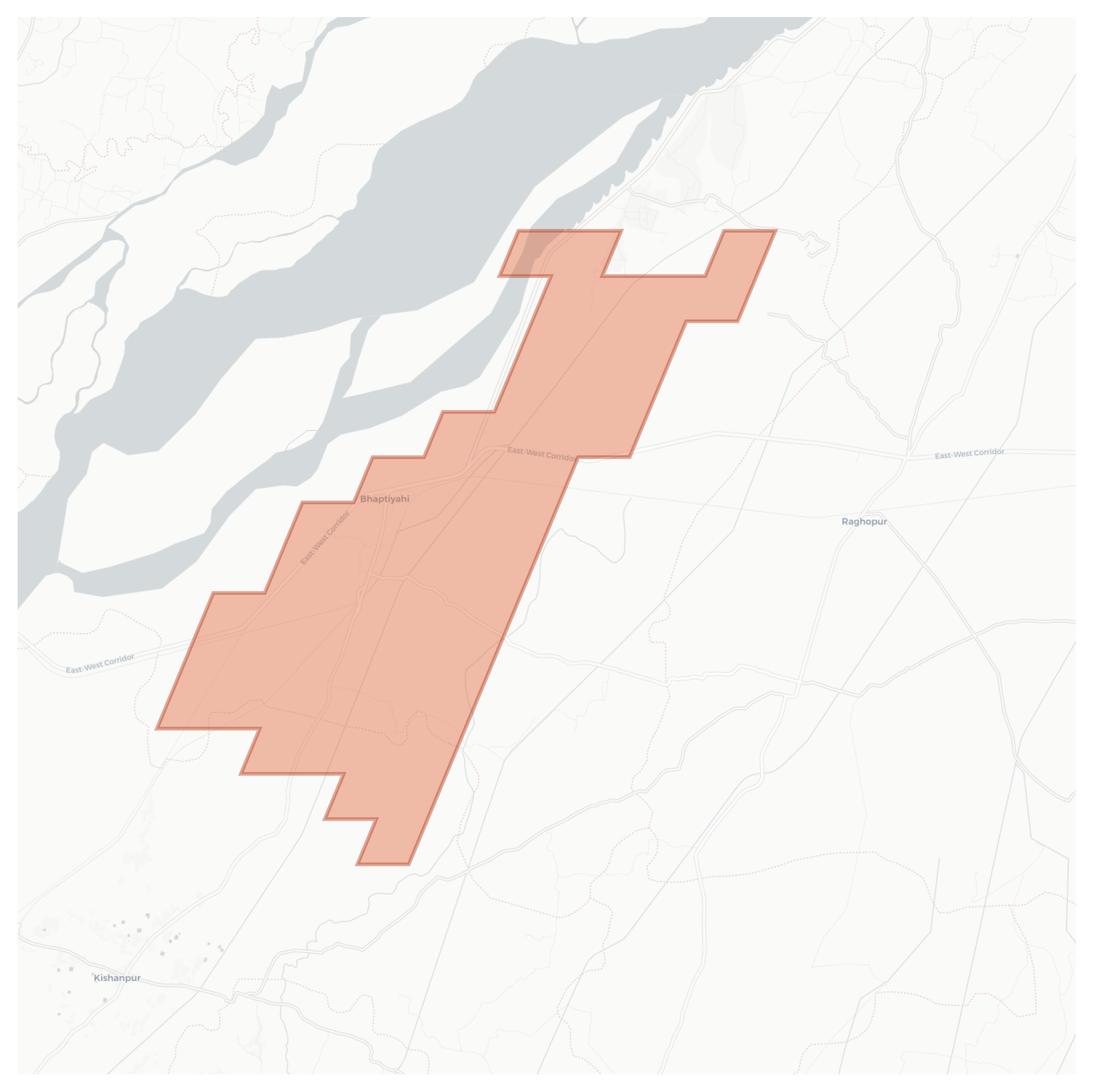 Bhaptiyahi geographic map