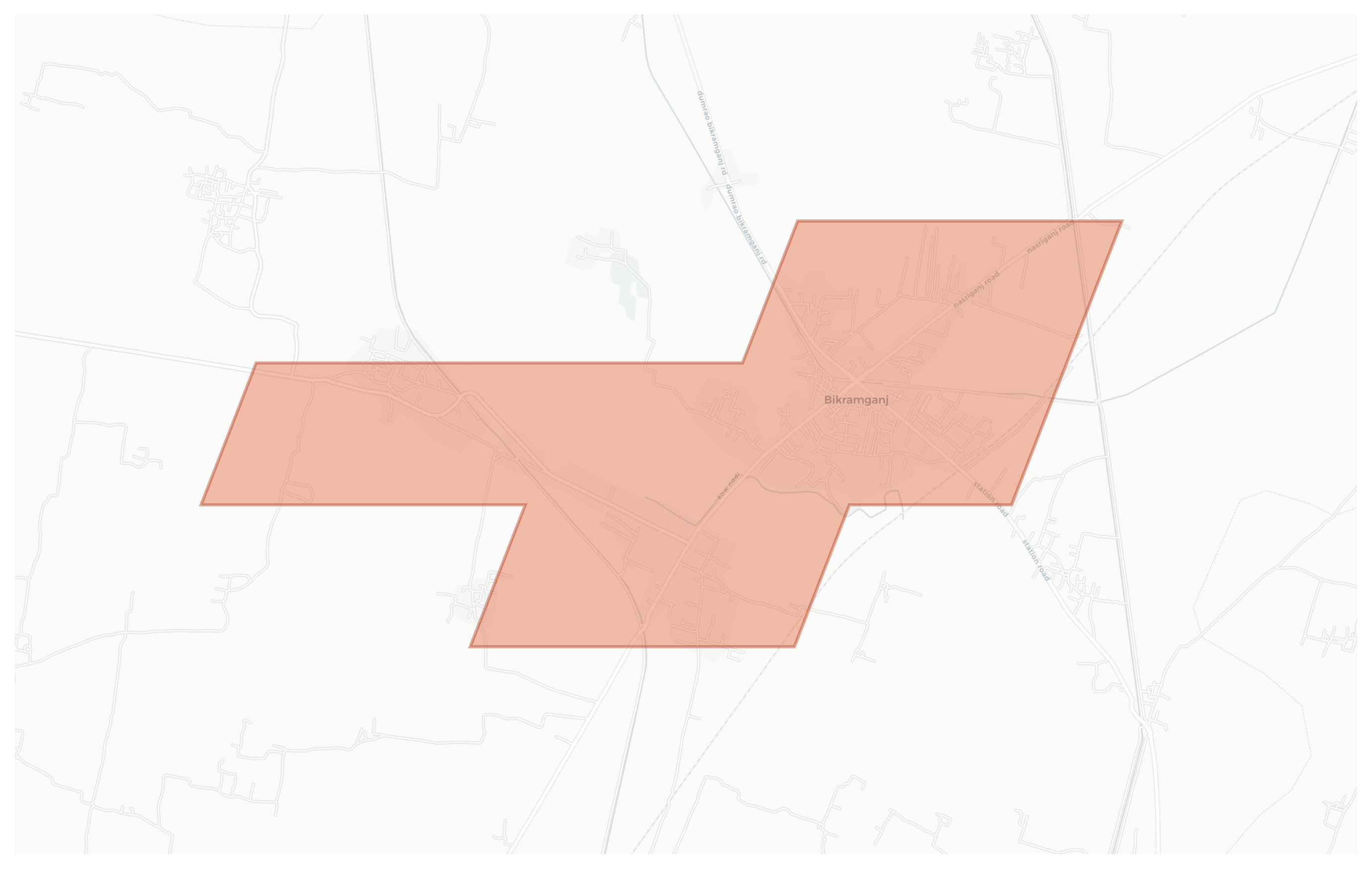 Bikramganj geographic map