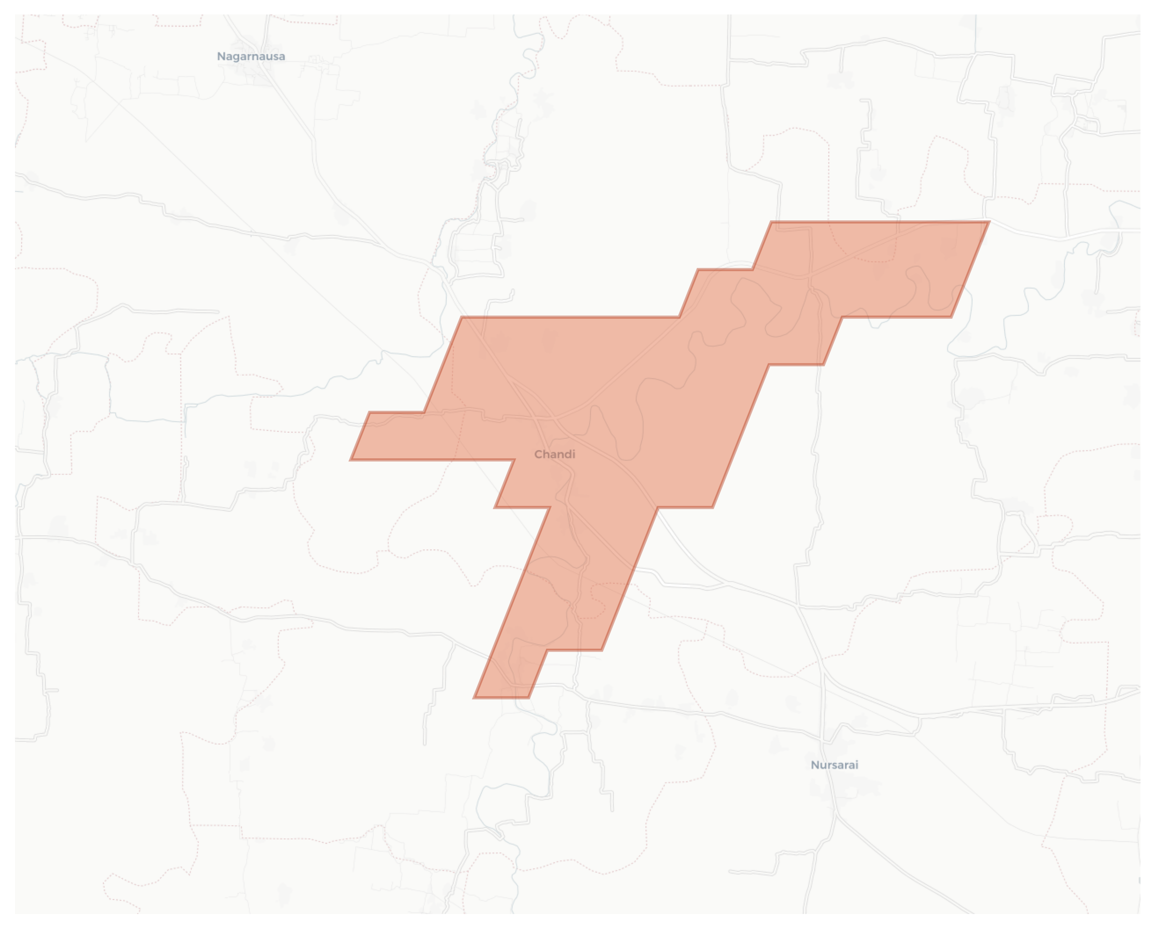 Chandi geographic map